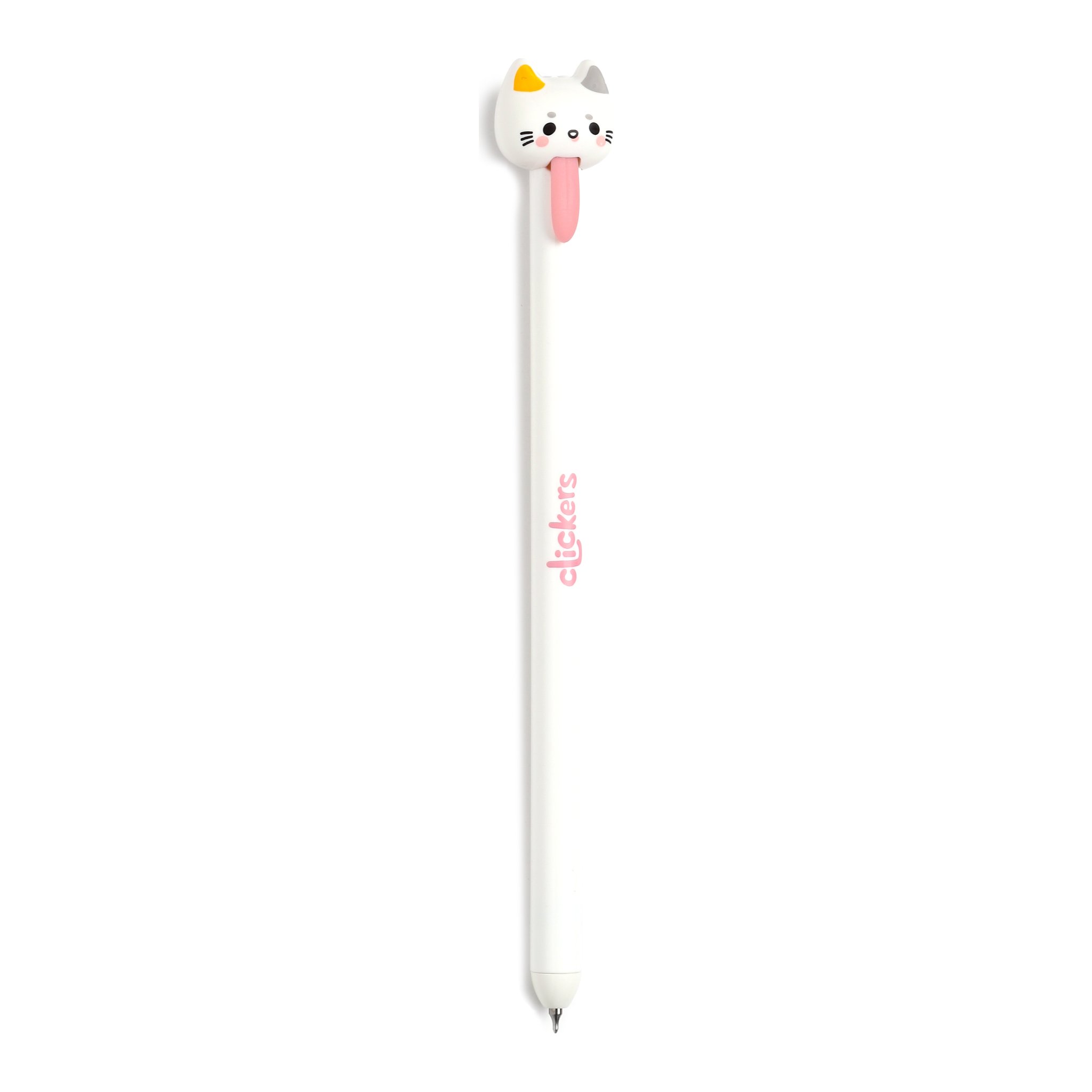 Penna gatto bianca per intero