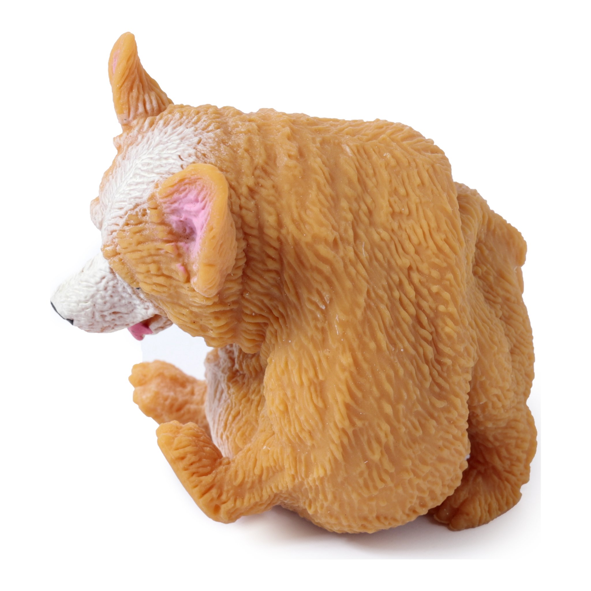 Corgi-Stressball von hinten mit aufgestellten Ohren