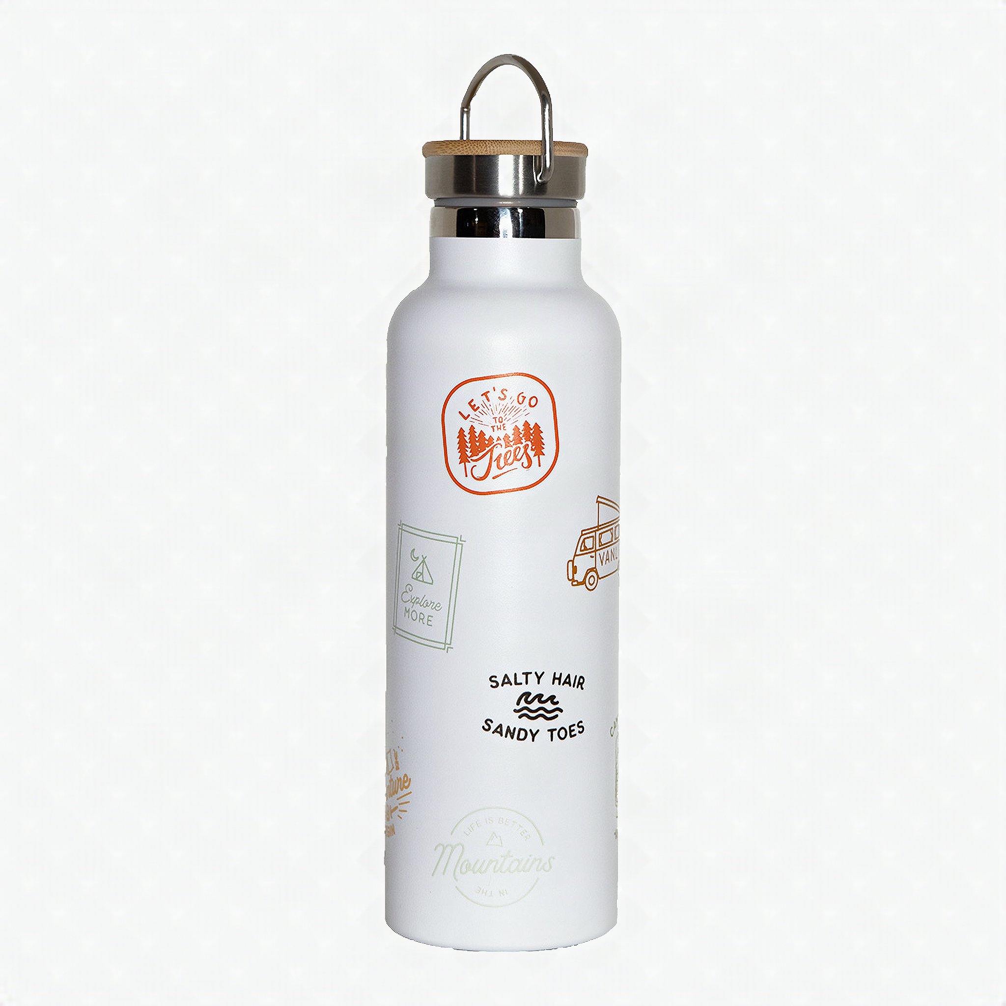 Mountain Adventure Trinkflasche von der Seite