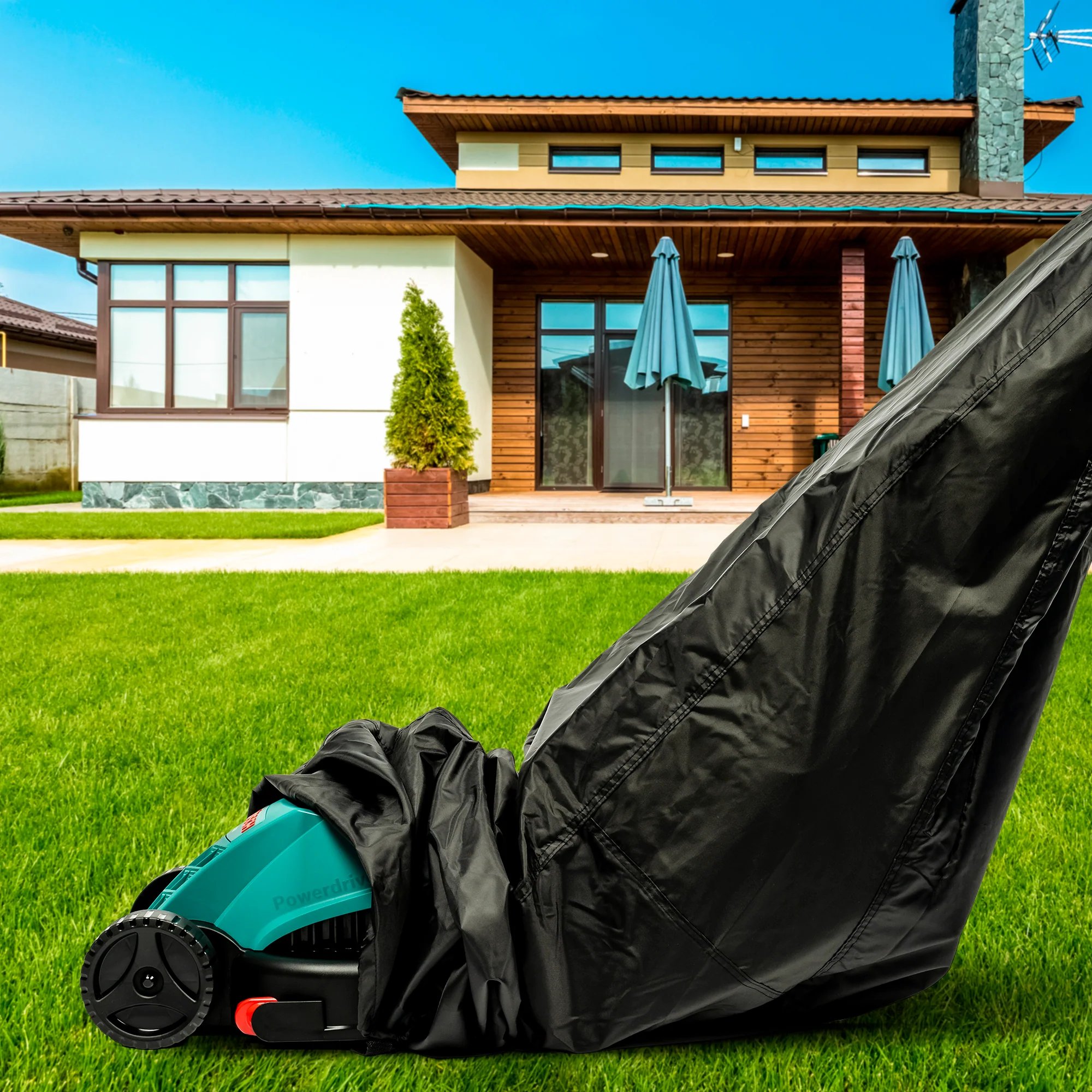 Housse de protection imperméable pour tondeuse à gazon