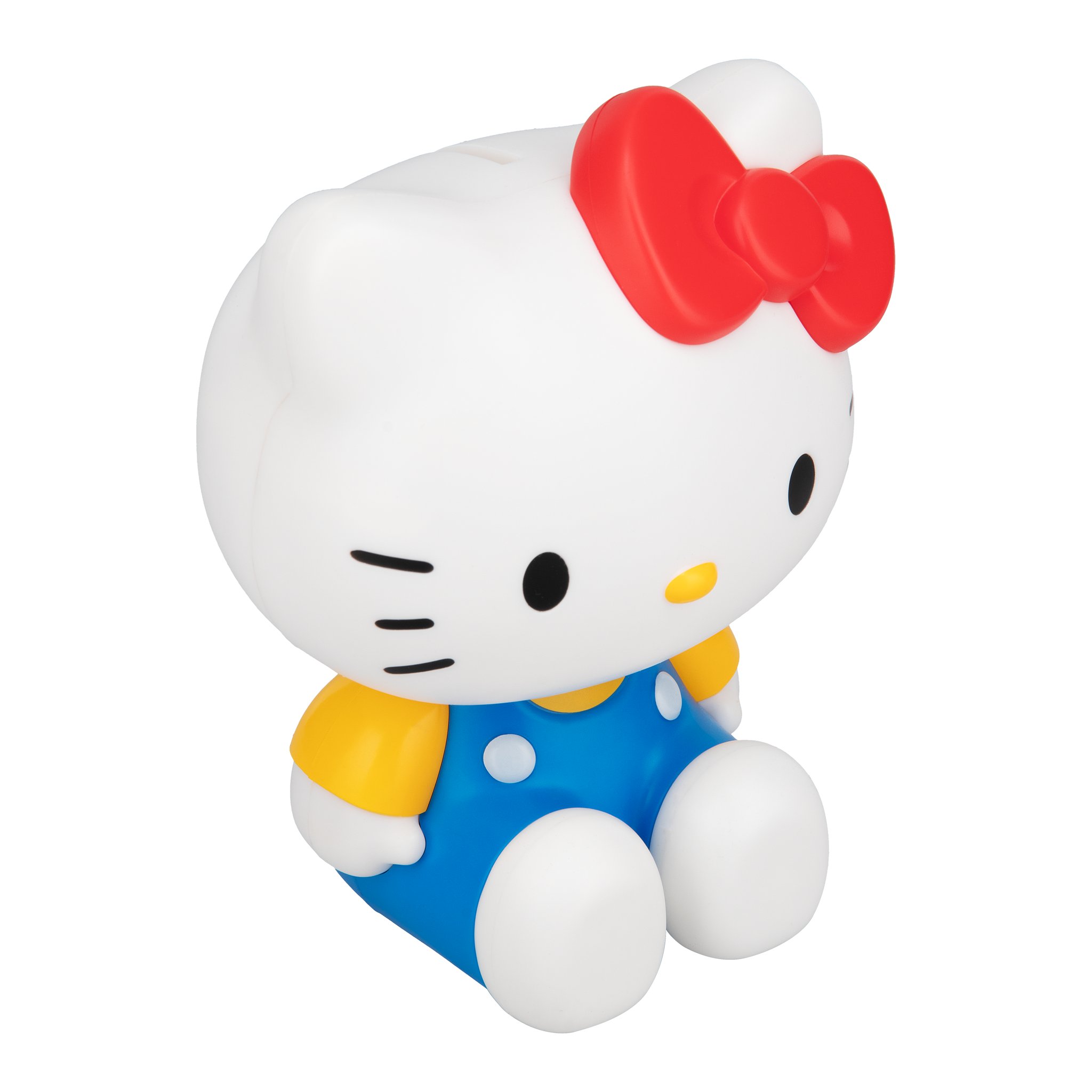 Hello-Kitty-Spardose freigestellt von hinten