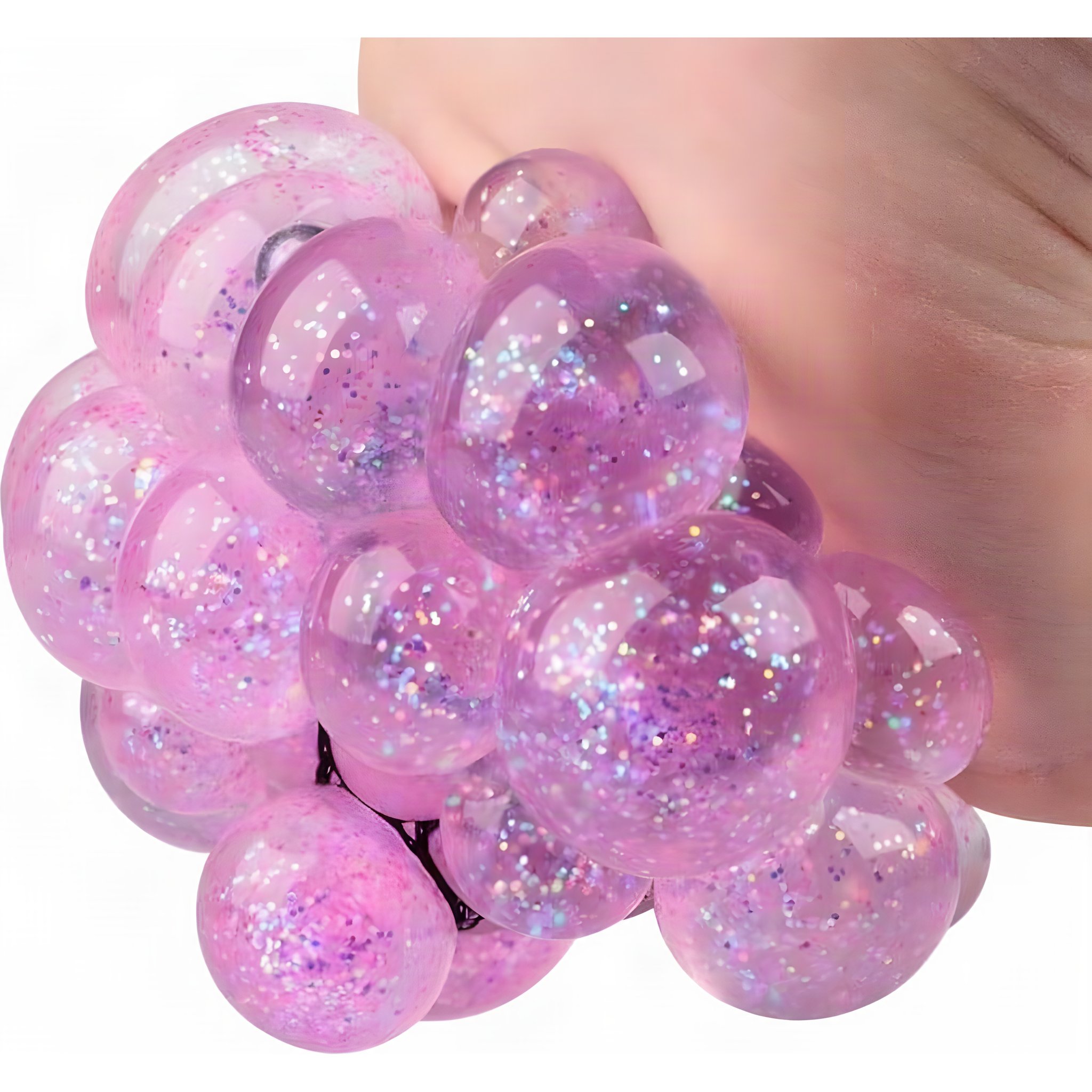 Glitter Squishy Mesh Ball
