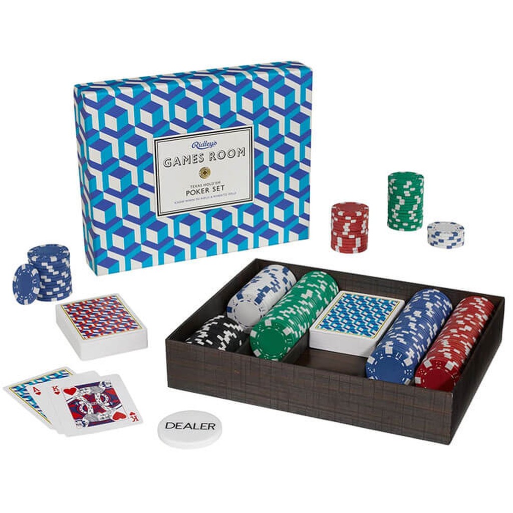 Ridley's Games Texas Hold 'Em Poker Set von Wild &amp; Wolf