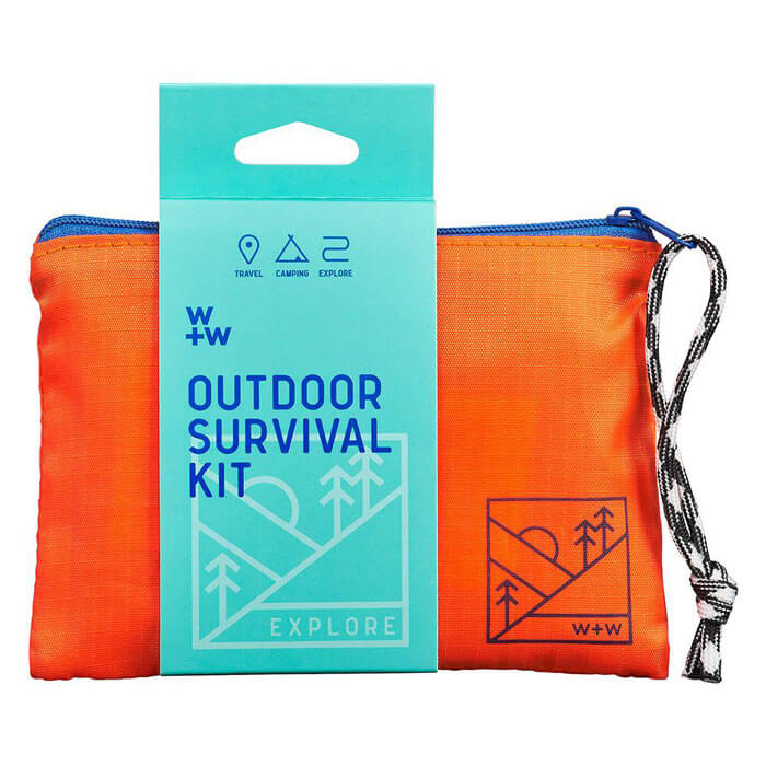 Survival-Ausrüstung in Tasche