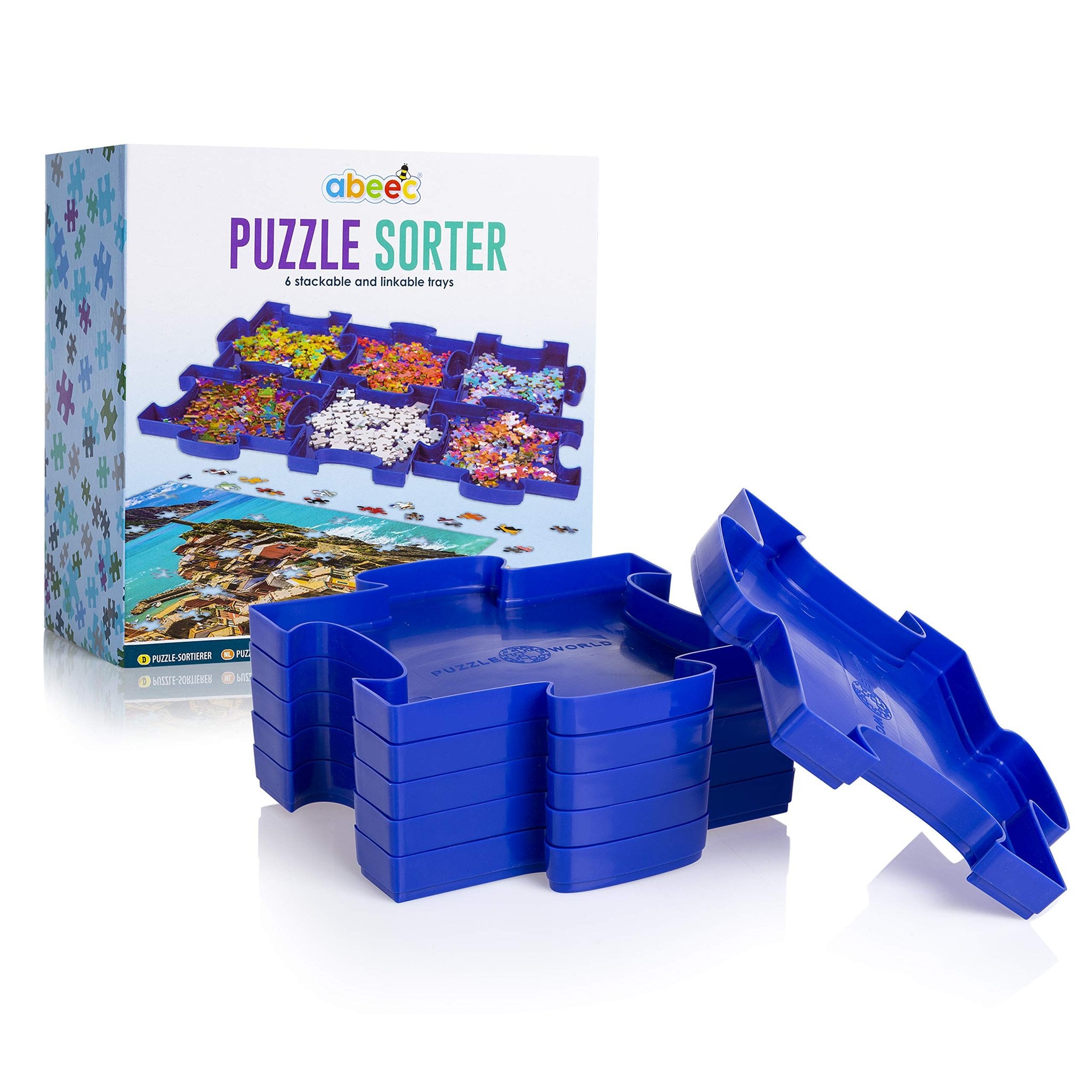 Puzzle-Sortierschalen 6er-Set