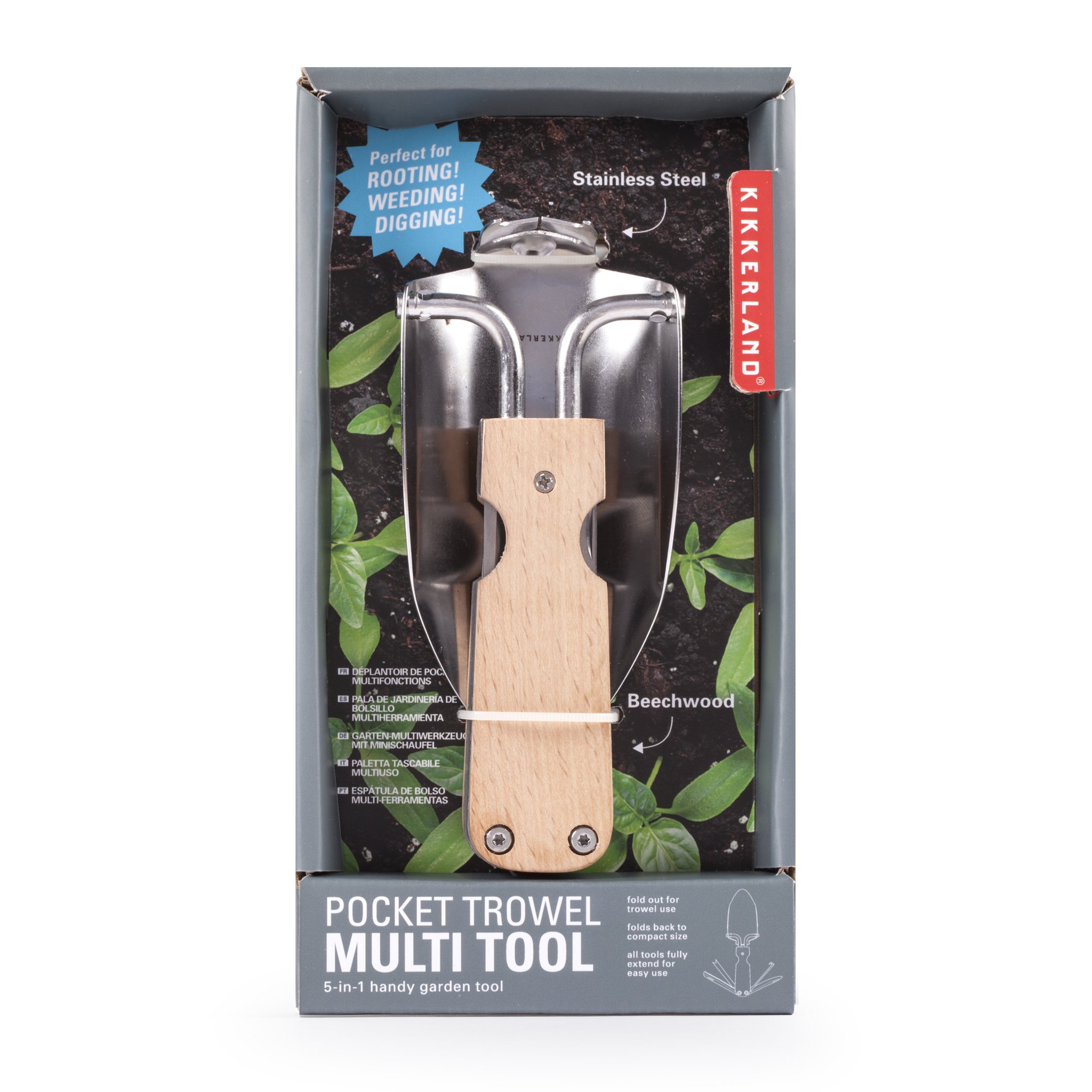 Garten Multitool – Kikkerland Verpackung