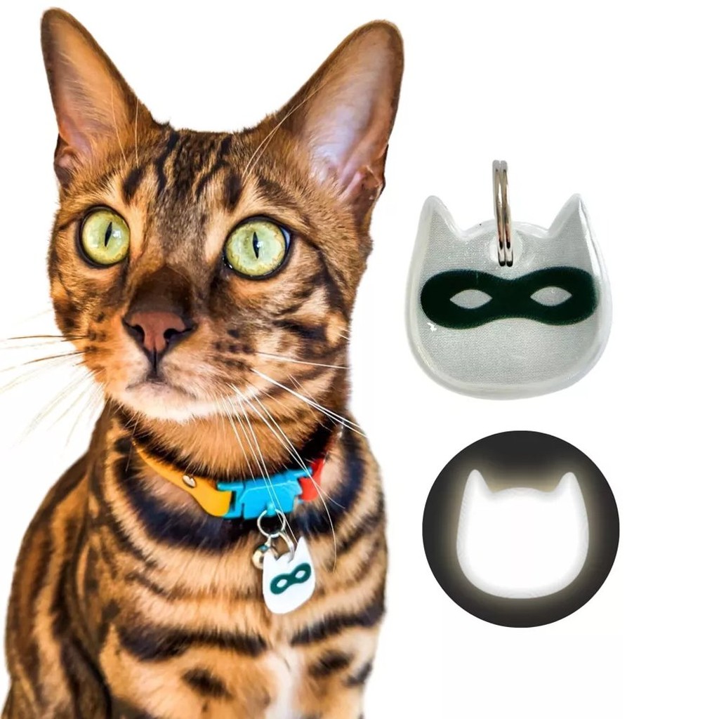 Reflektierender Katzenanhänger Ninja