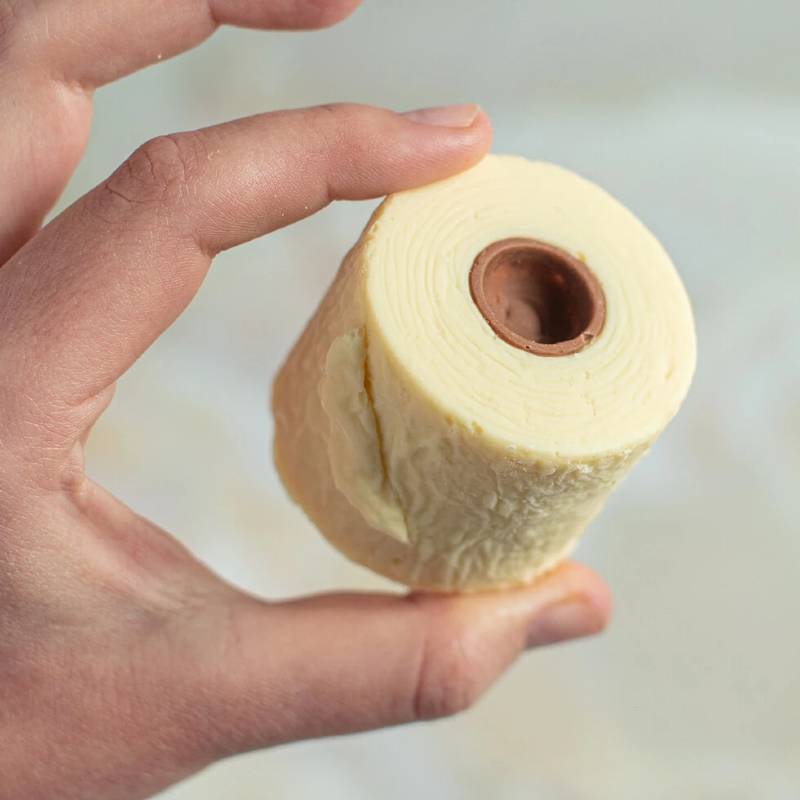 Toilettenpapier-Schokolade