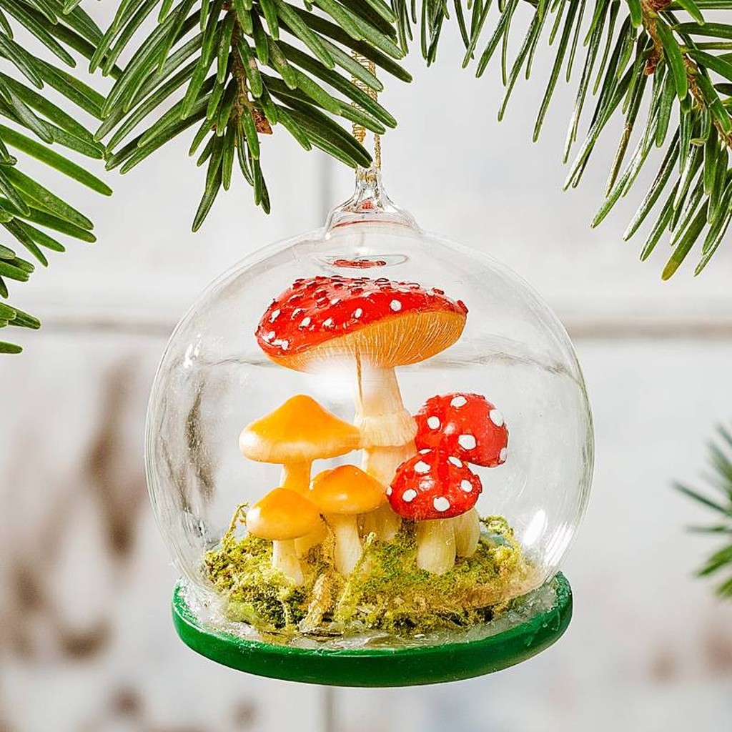 Waldpilz-Weihnachtskugel