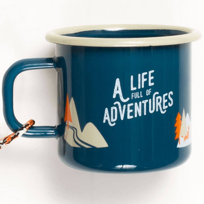 Tasse en Émail A Life Full of Adventures