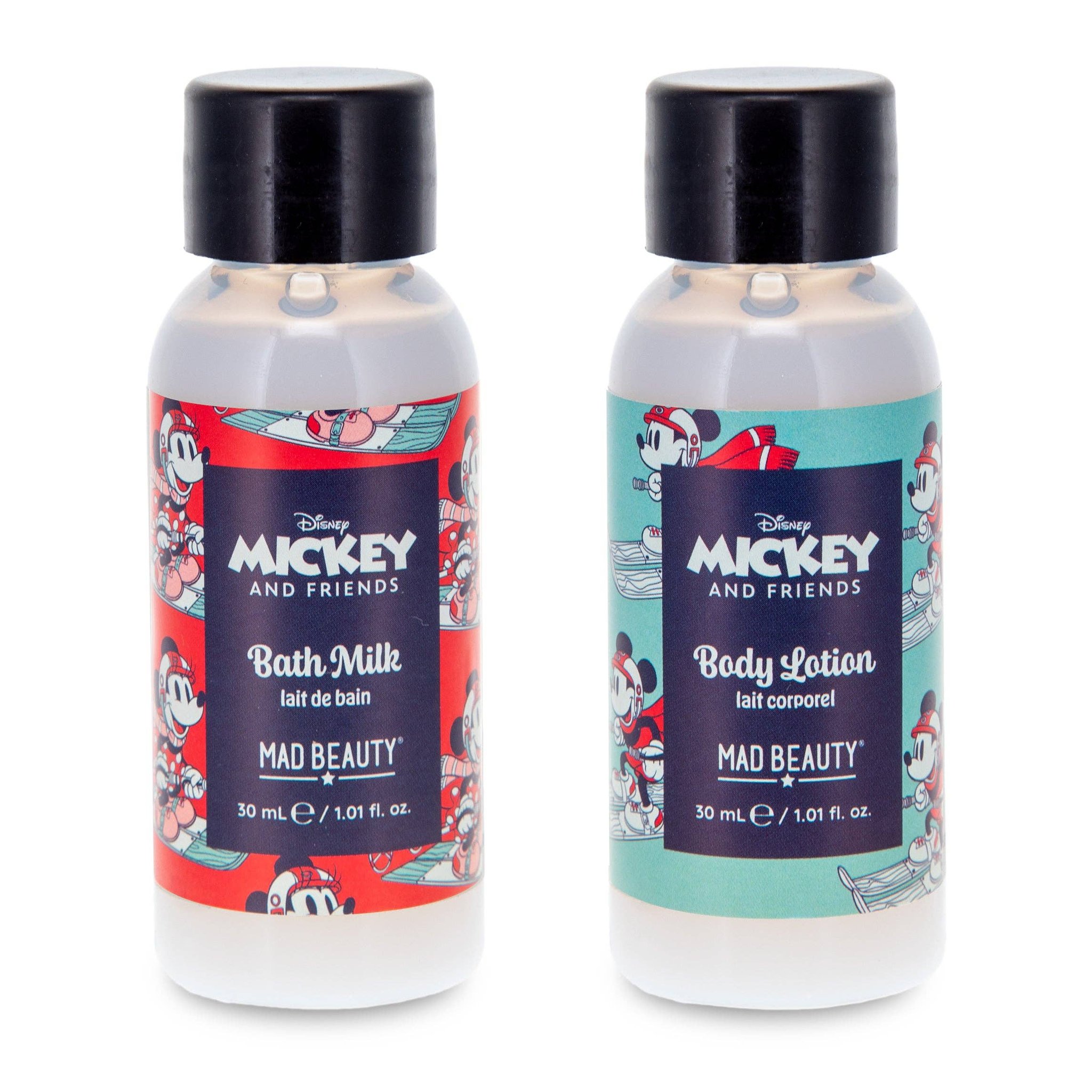 Calendario dell'Avvento Mickey Mouse edizione Ski – latte da bagno e lozione corpo