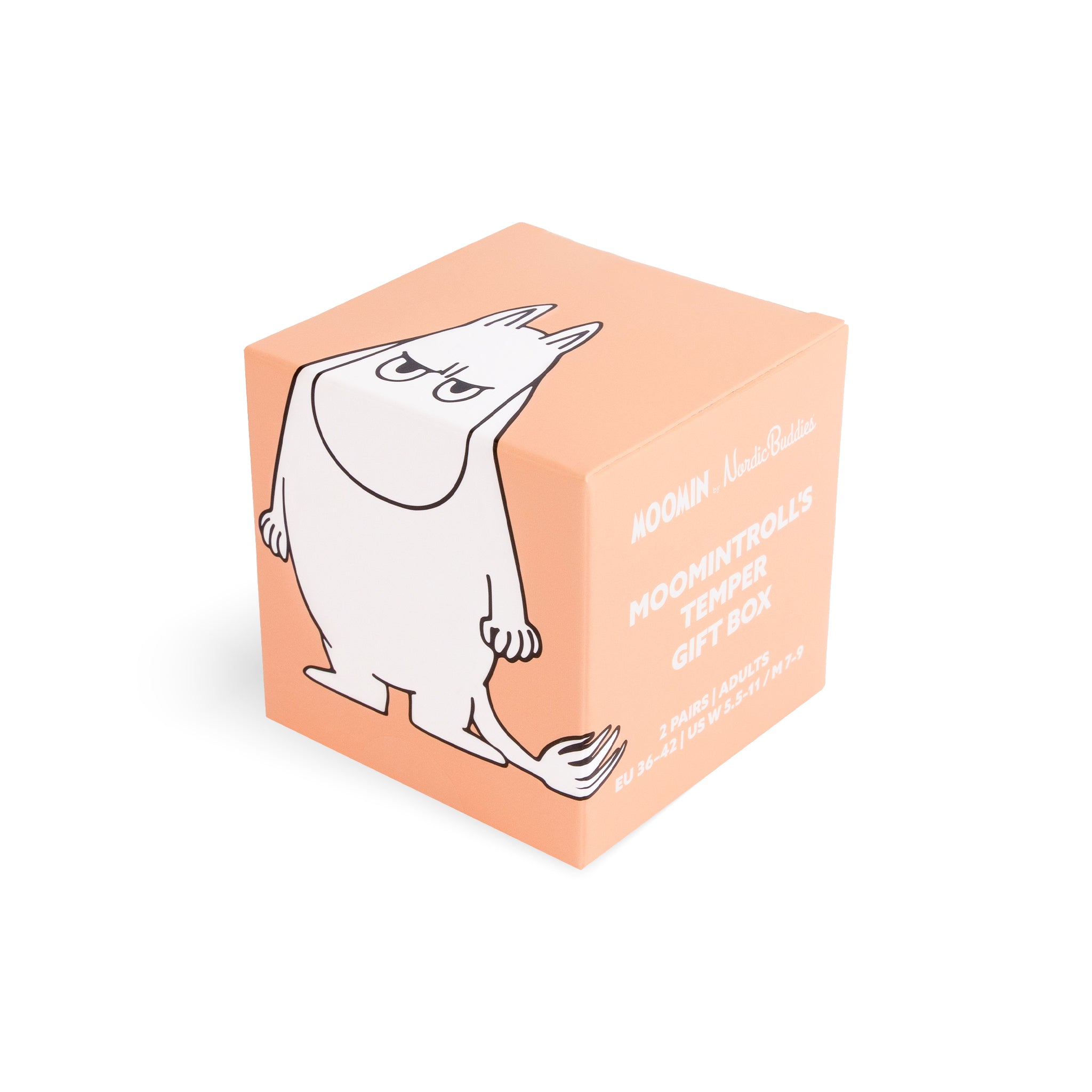 Moomintroll Damen-Socken Detail-Muster Lila