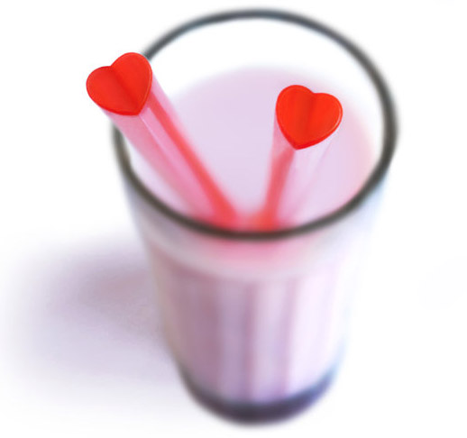 Paille coeur