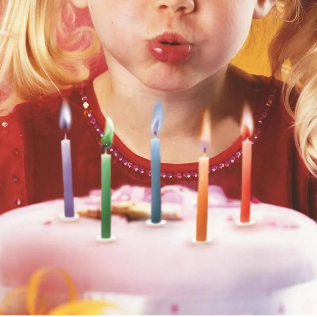 Geburtstagskuchen Kerzen mit Farbwechsel von rainbowmoments