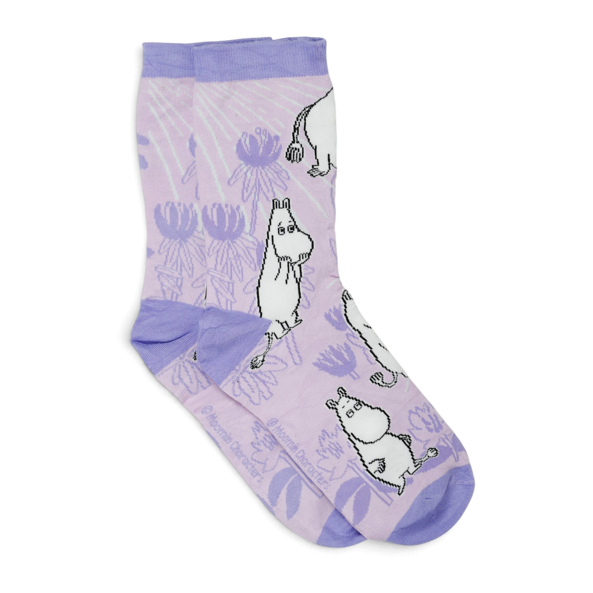 Mumin-Socke von der Seite