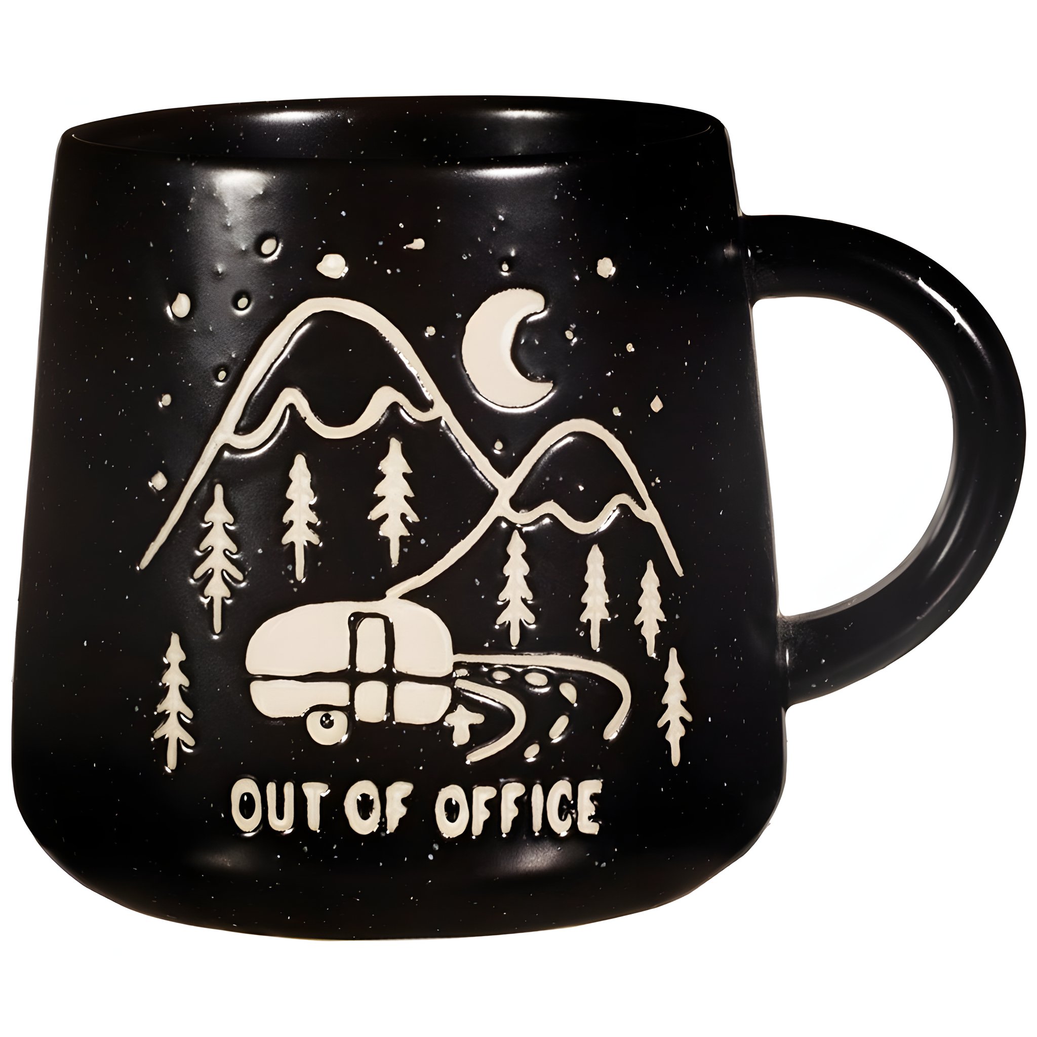 Out of Office Steingut-Tasse