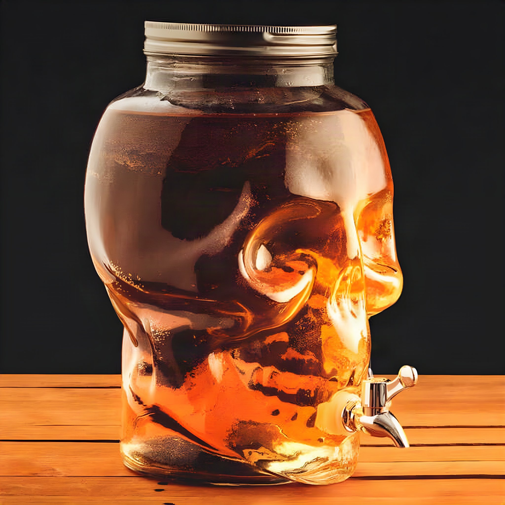 Totenkopf Schädel Getränkespender von Tobar