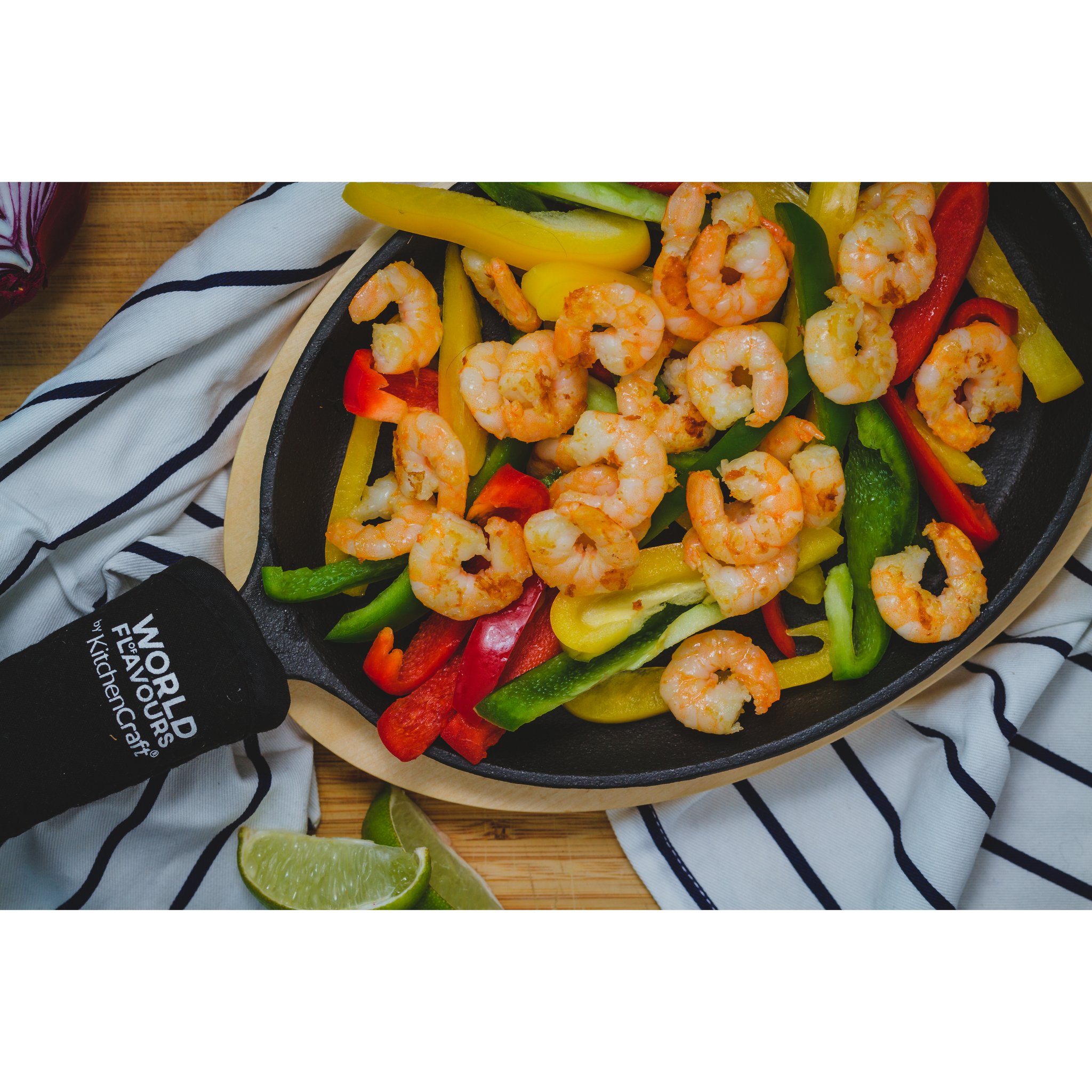 Gusseiserne Fajita-Pfanne