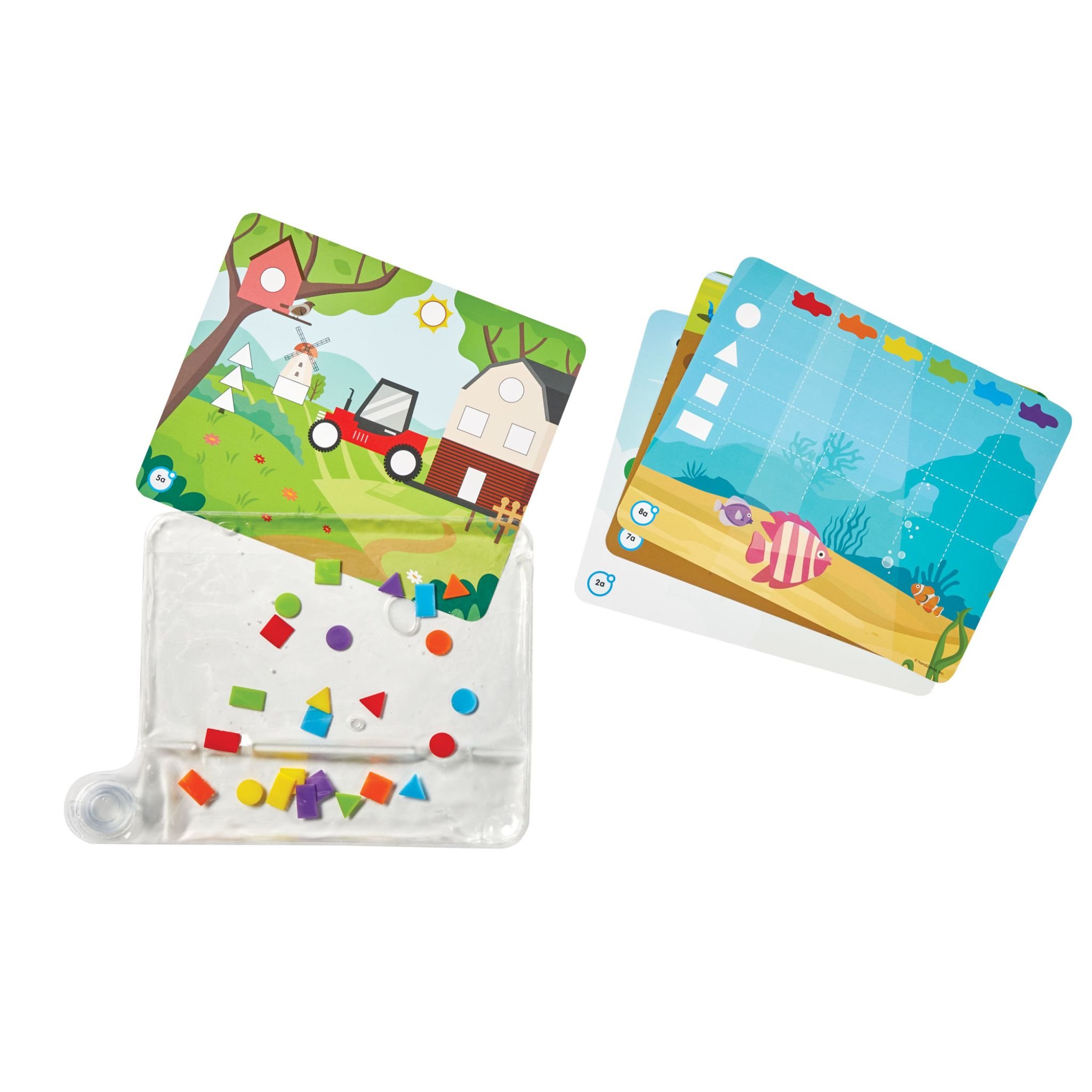 Farben & Formen Sensorik-Pad – Lieferumfang