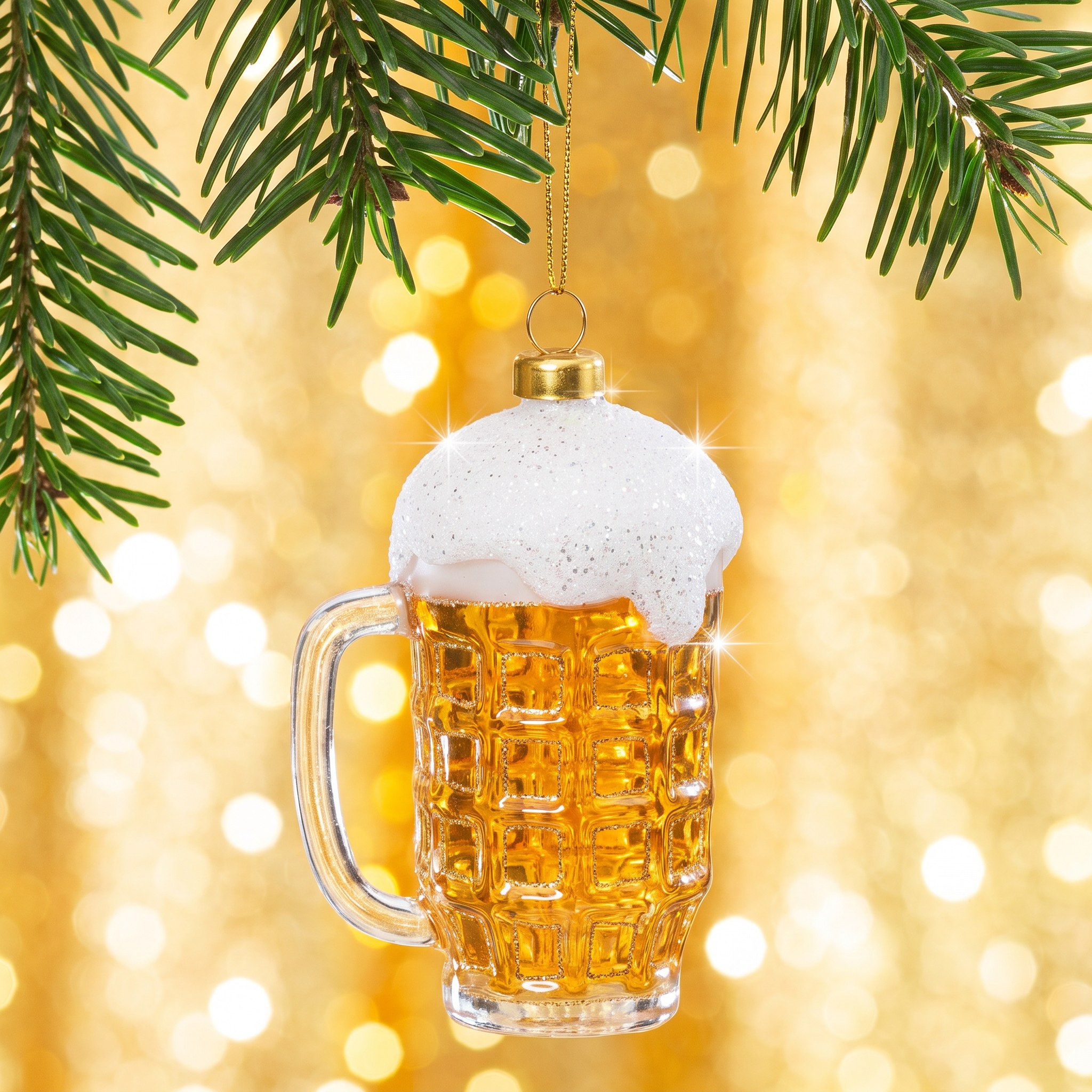 Boule de Noël Chope de Bière