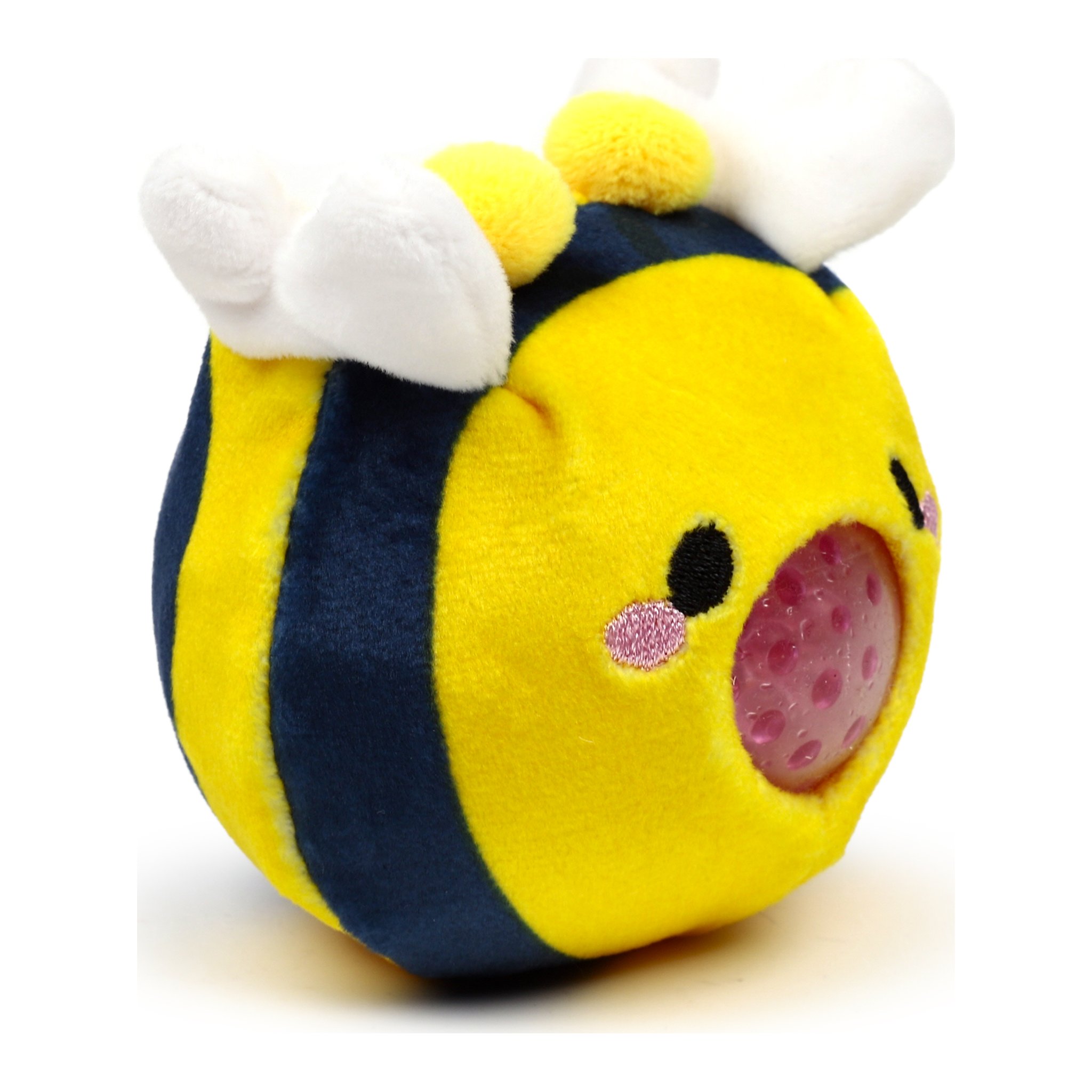 Balle anti-stress abeille en peluche avec ventre a paillettes