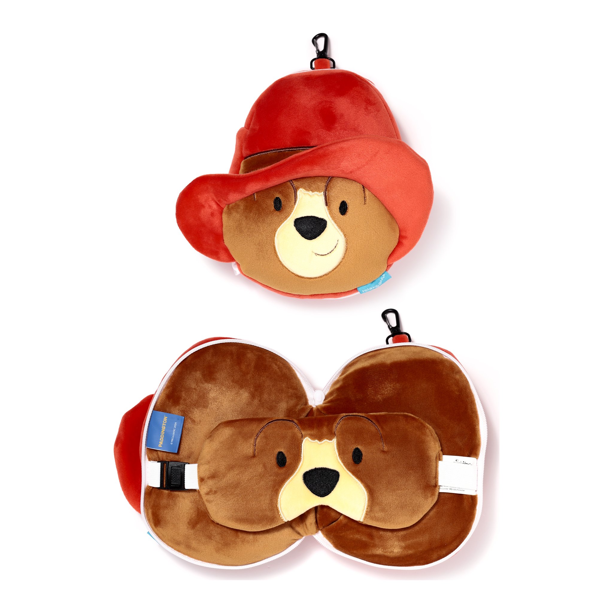 Paddington travel pillow and sleep mask as a set