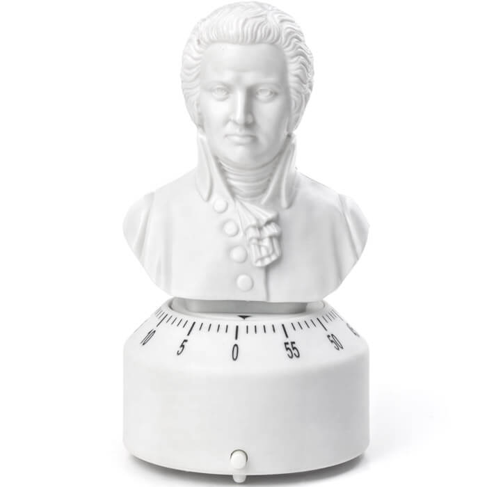 Küchenuhr Mozart von Kikkerland