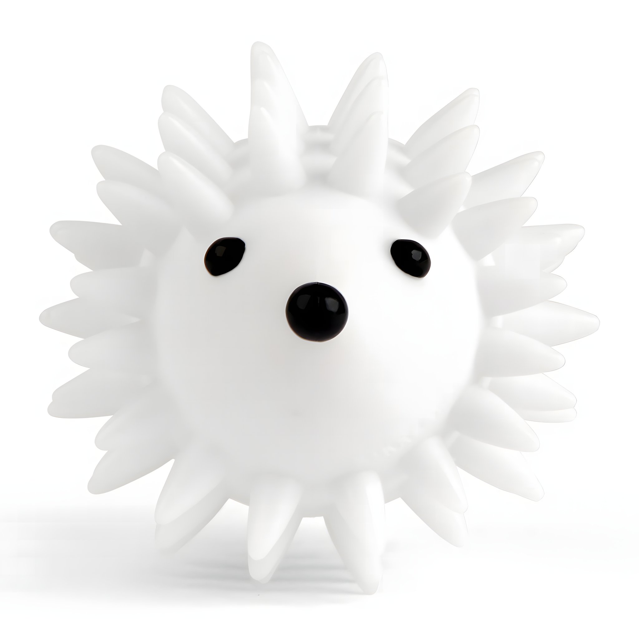 Hedgehog Dryer Ball – front view