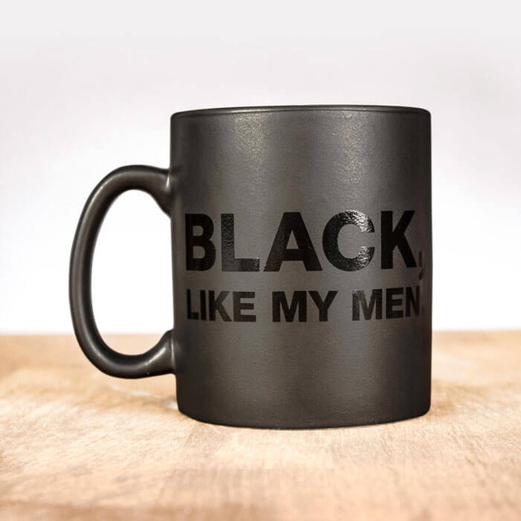 Black like my men Tasse