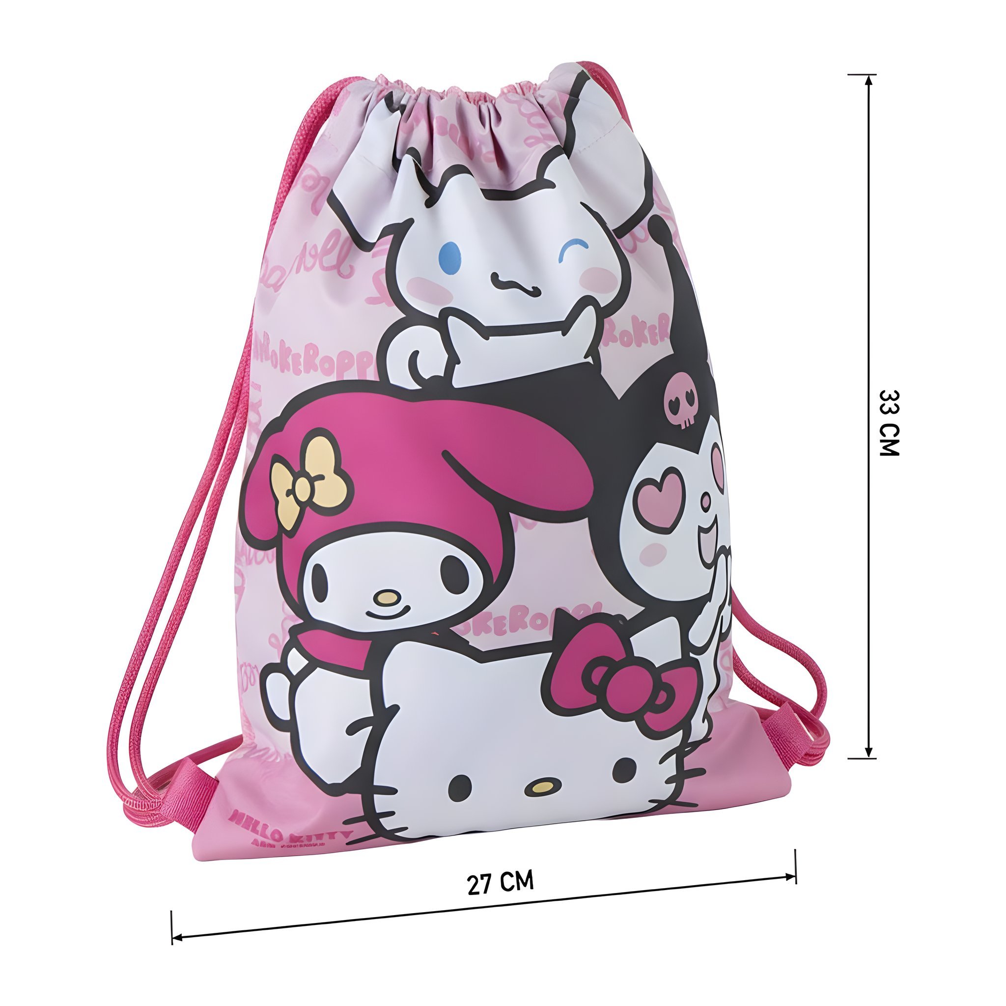 Sacca Hello Kitty & Friends con misure