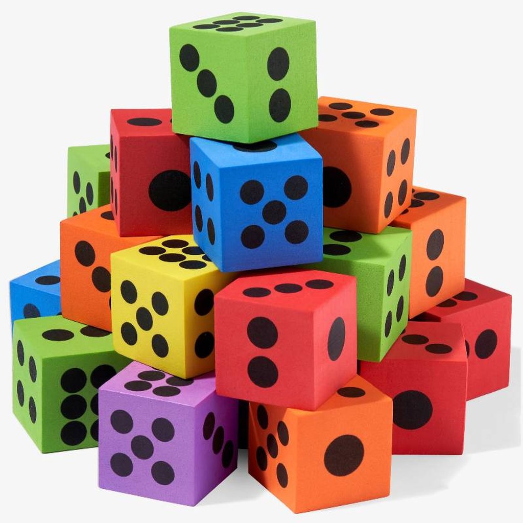 48 Grosse Schaumstoffwürfel