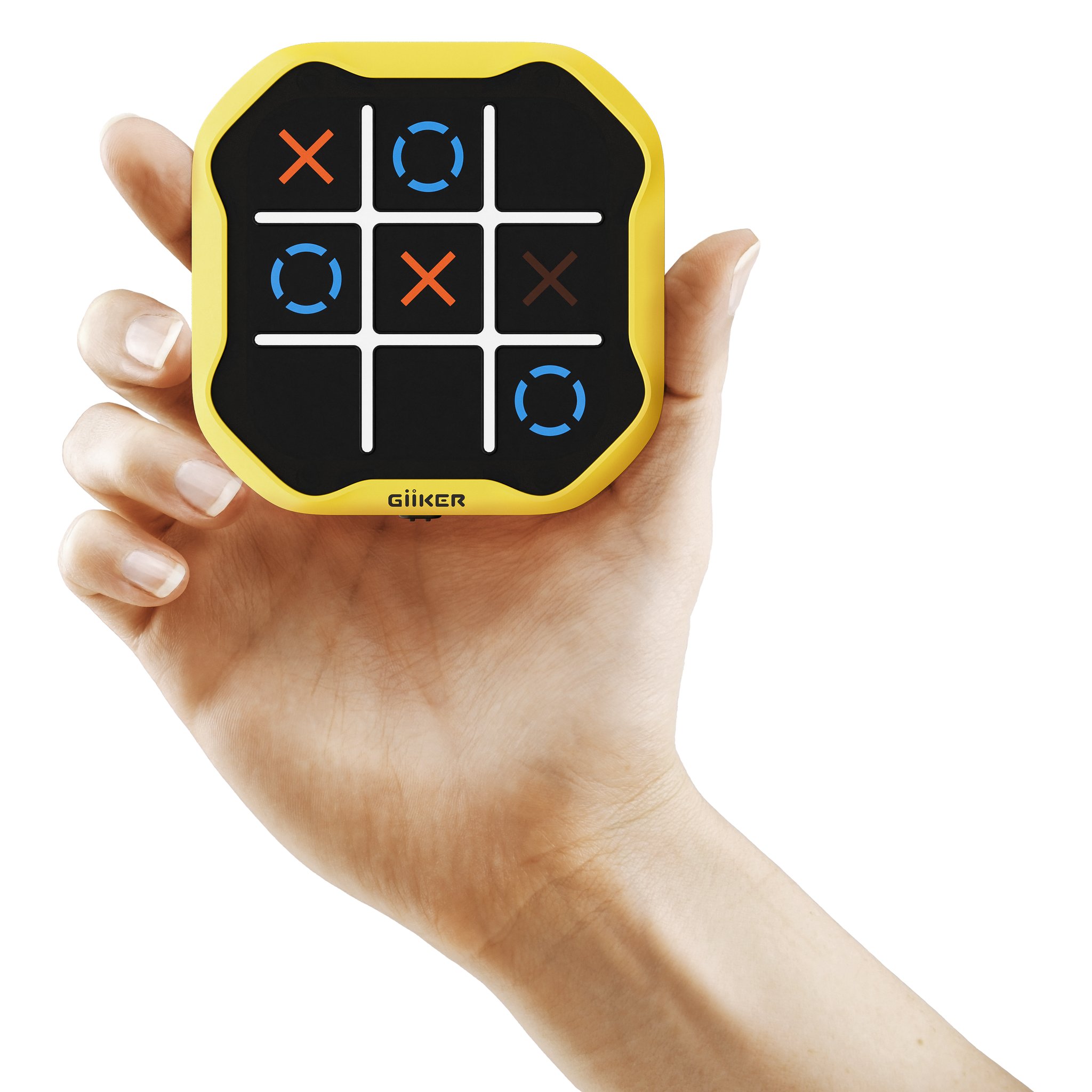 La console Tic Tac Toe compacte tient dans une main: idéale en déplacement.