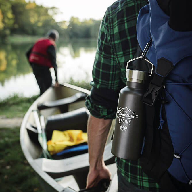 The Adventure Begins Wasserflasche von Gentlemen's Hardware