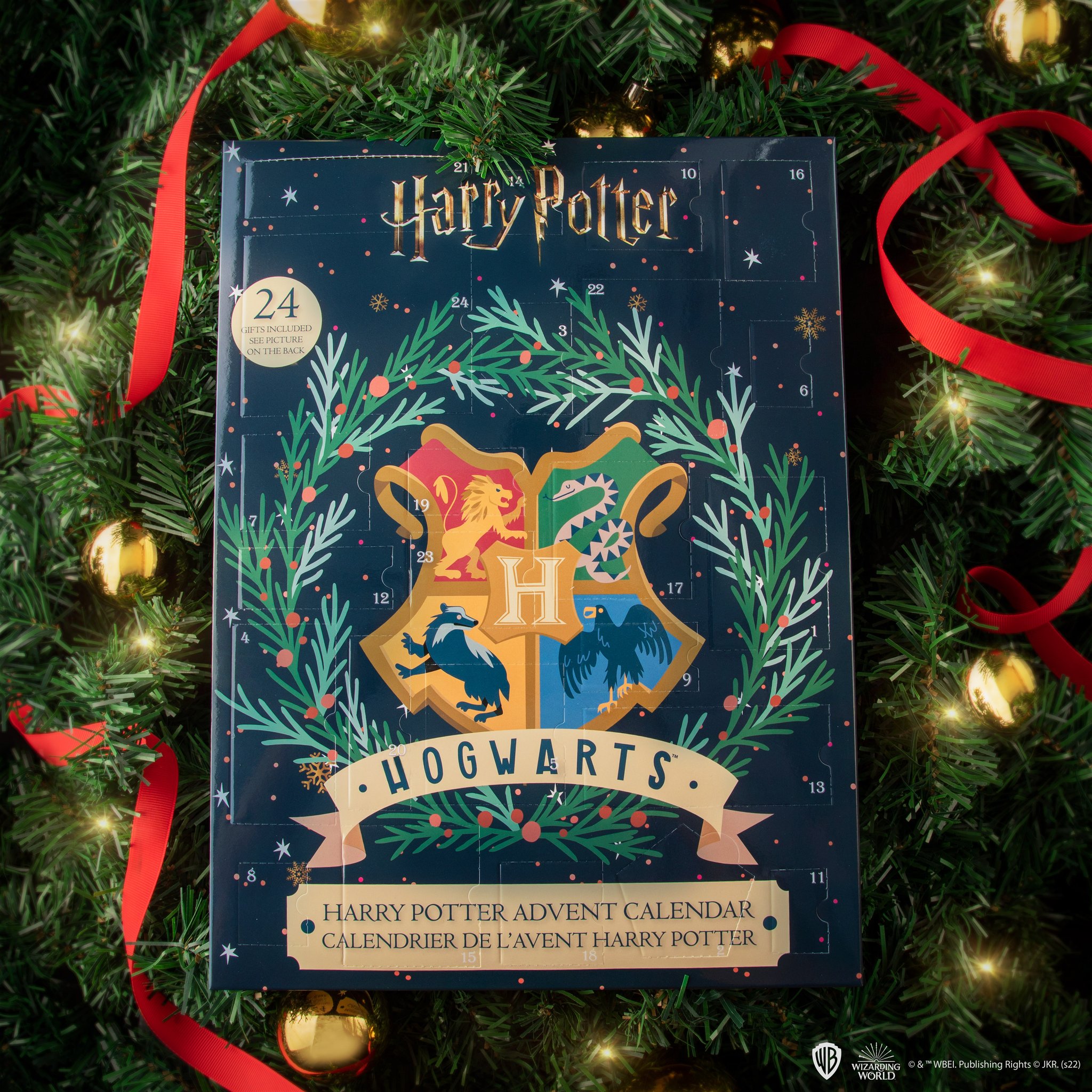 Hogwarts Adventskalender am Weihnachtsbaum