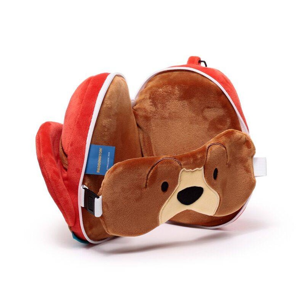 Set maschera per dormire e cuscino da viaggio Paddington Bear