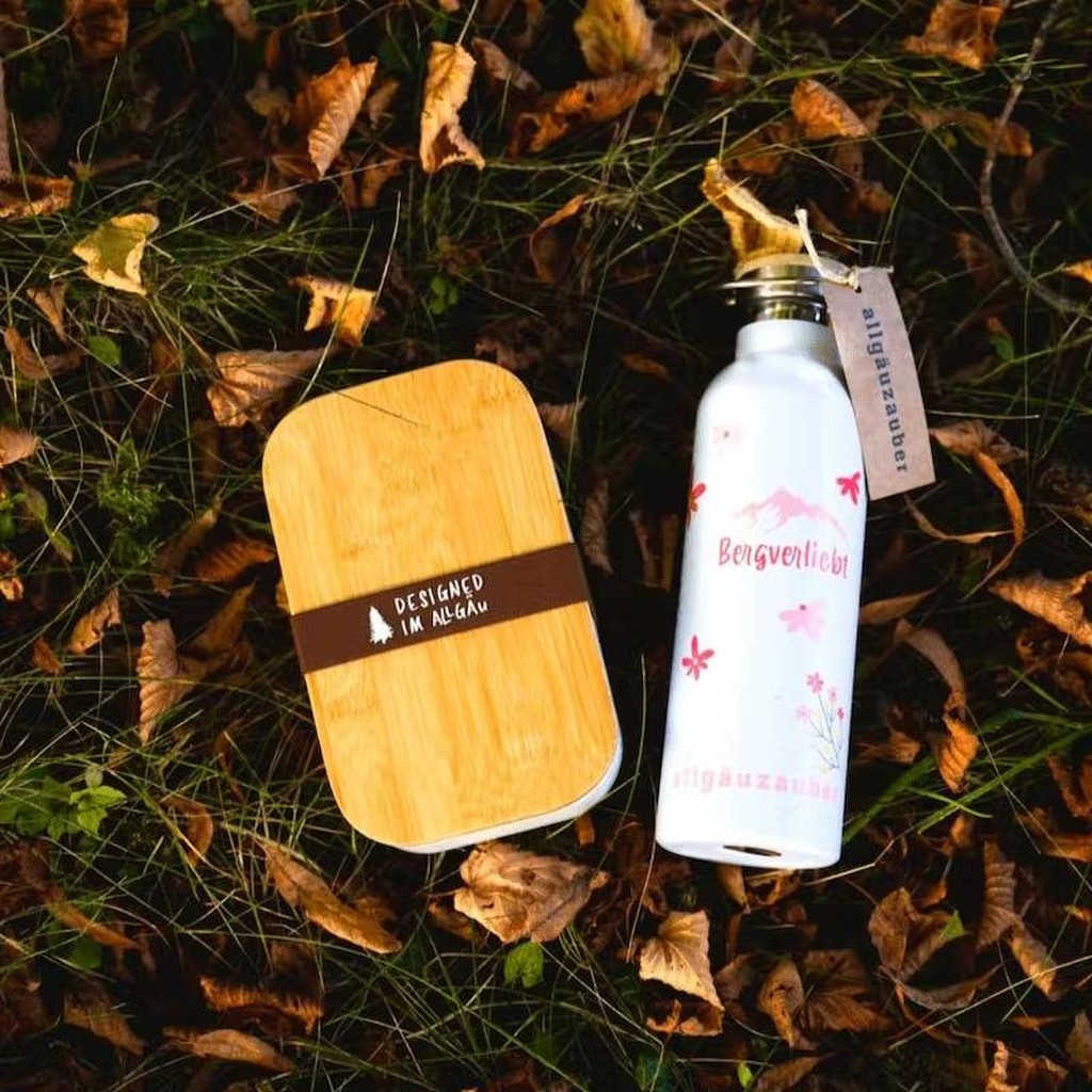 Bergverliebt Thermosflasche & Brotzeitbox