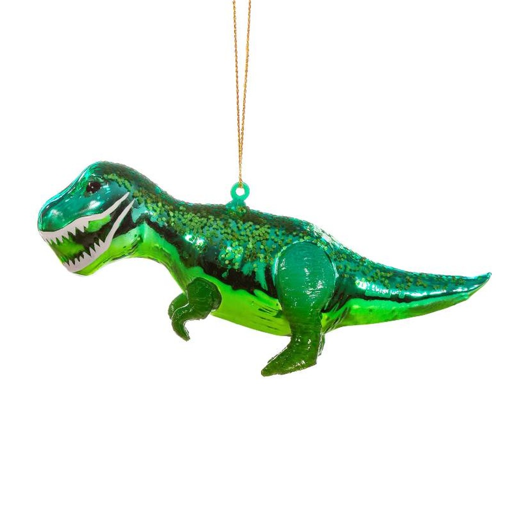 Weihnachtsbaumschmuck T-Rex von sass and belle