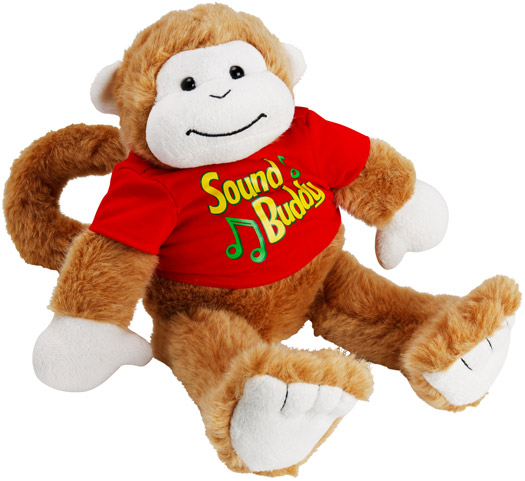 Bluetooth Lautsprecher Plüschtier Affe