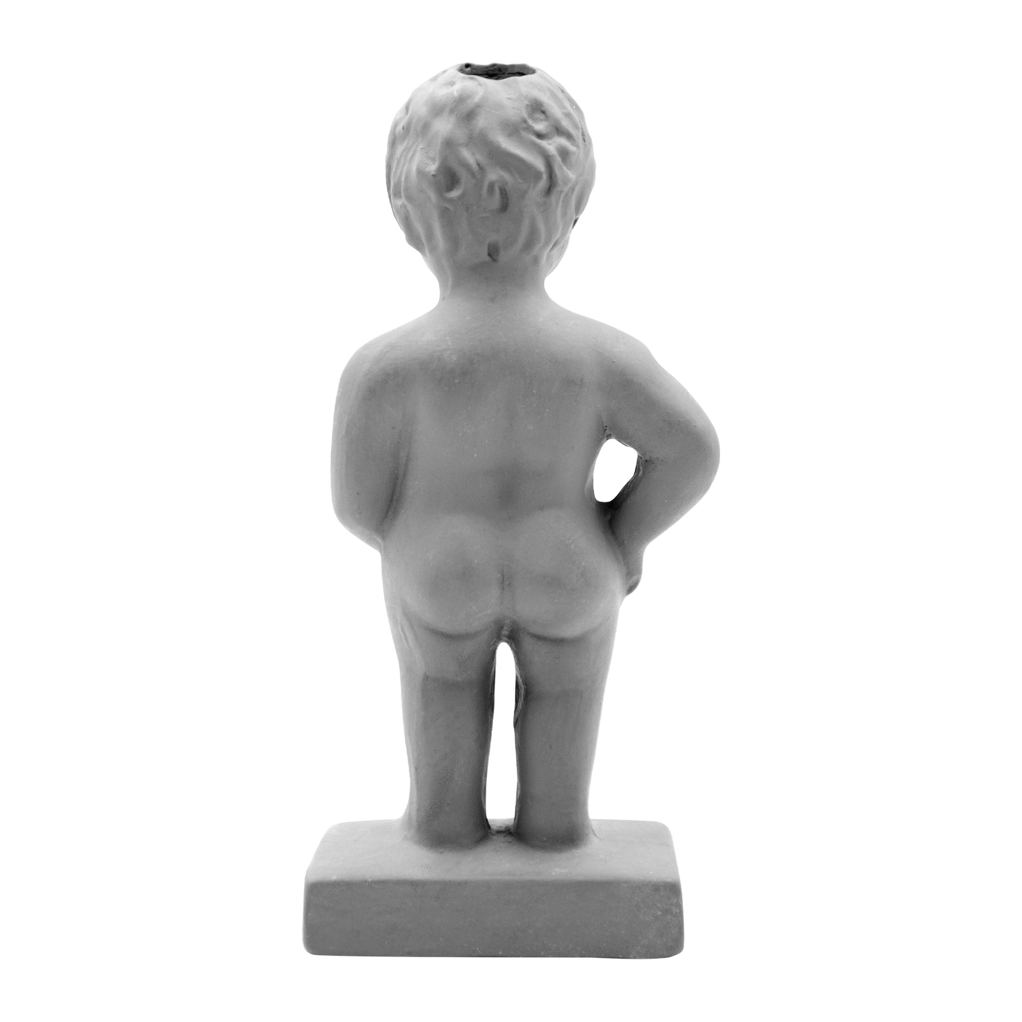 Manneken Pis Cherub Wasserspender Detail des Wasserstrahls