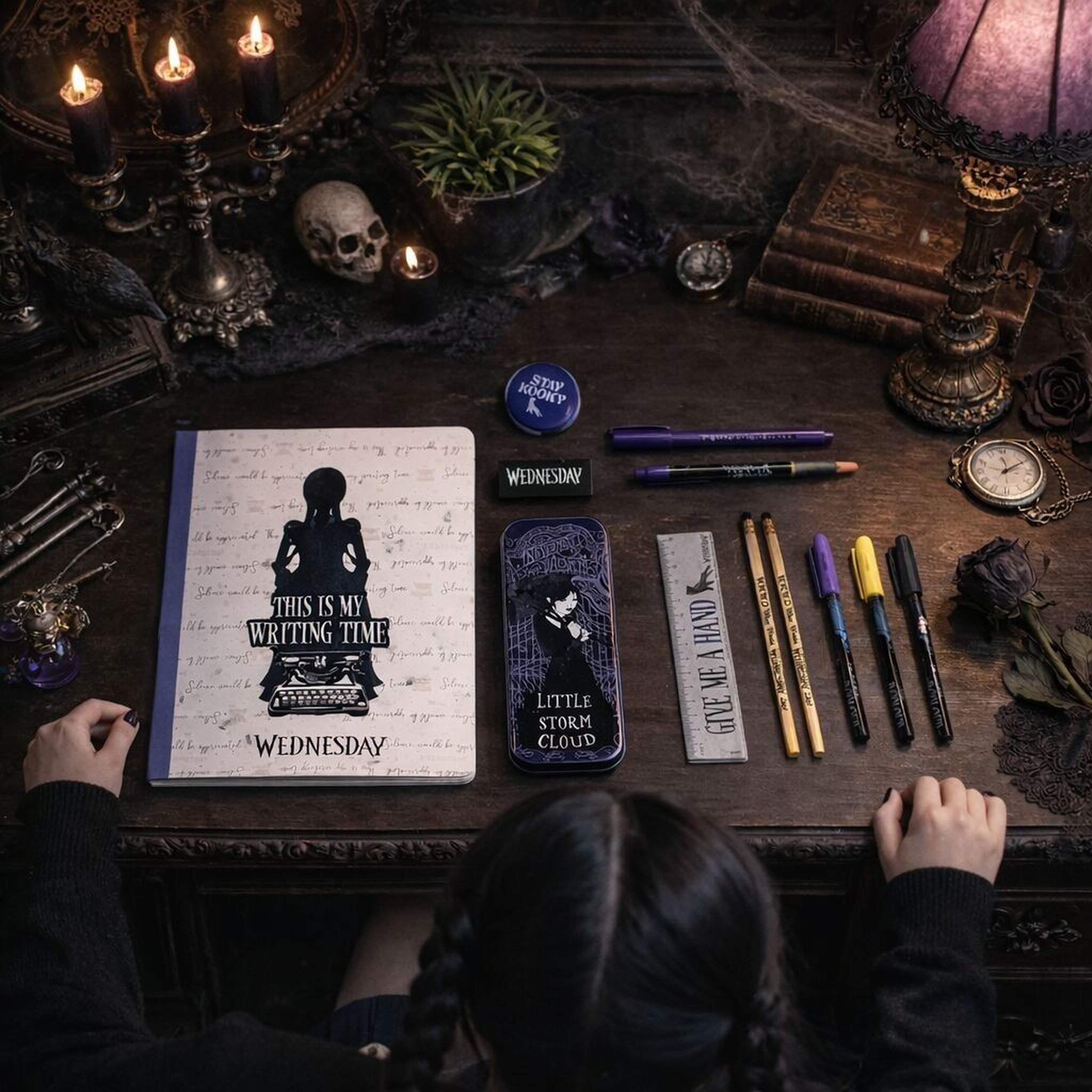 Wednesday Stationery Set 11-piece