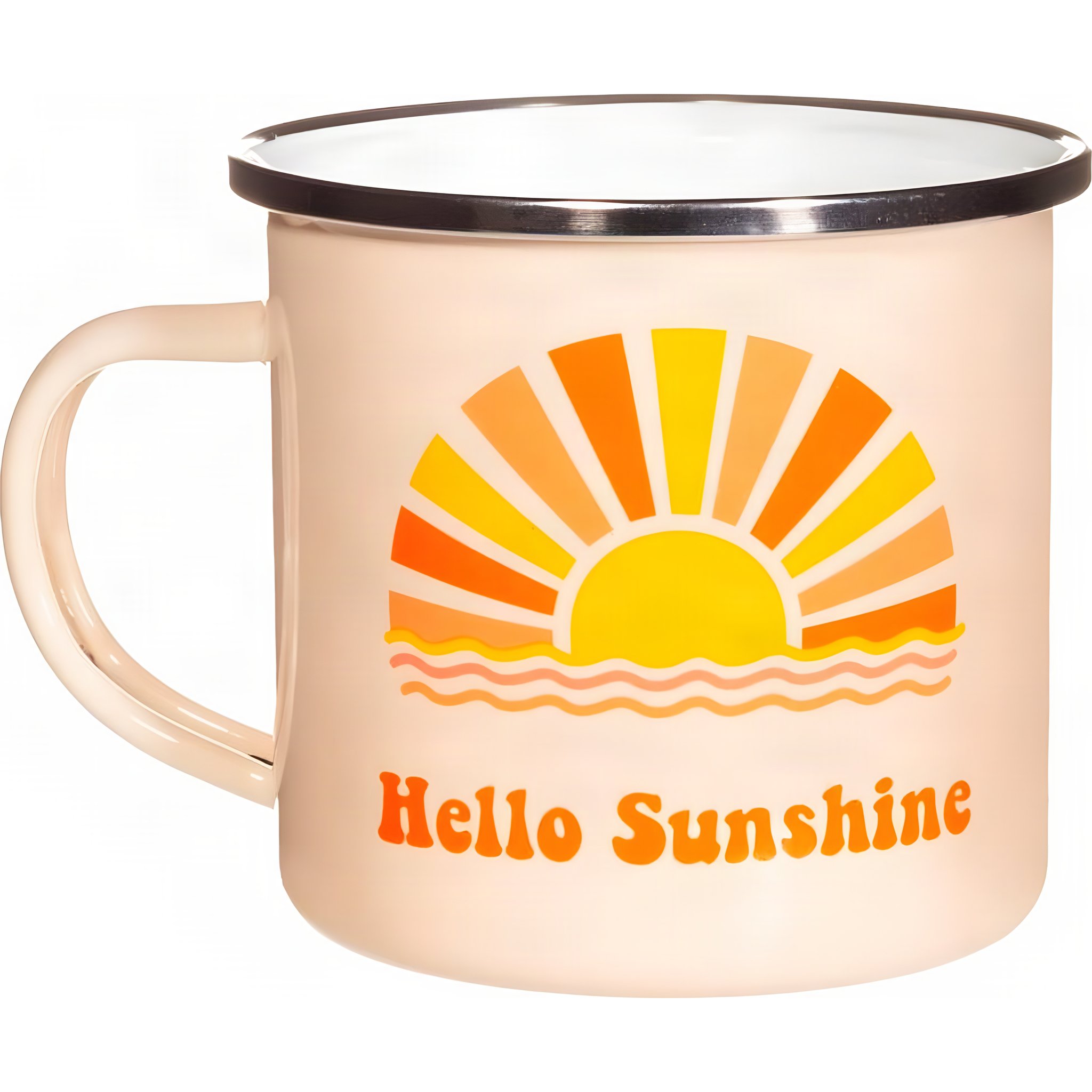Hello Sunshine Emaille Tasse von Sass and Belle