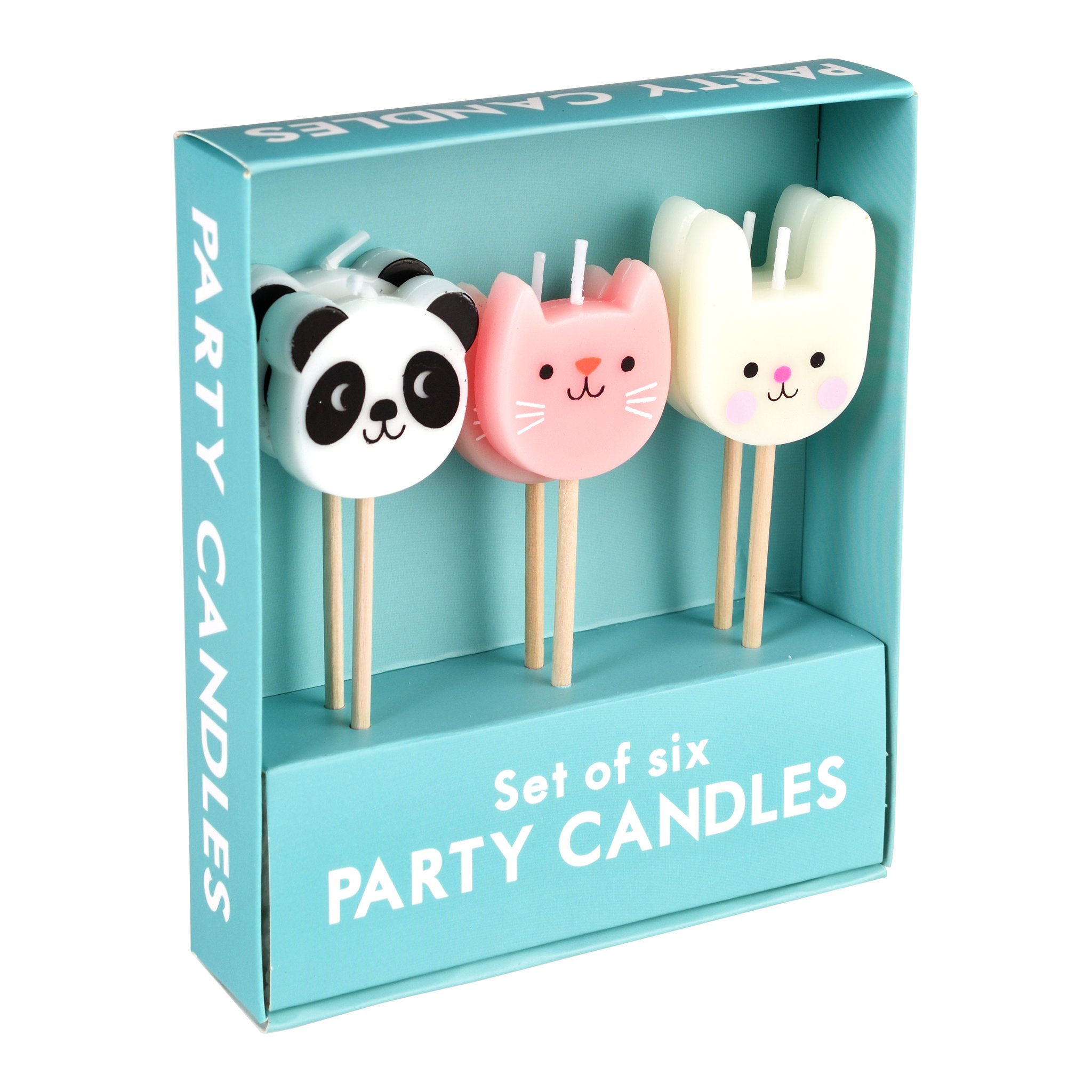 Boîte « Set of six Party Candles » avec fenêtre