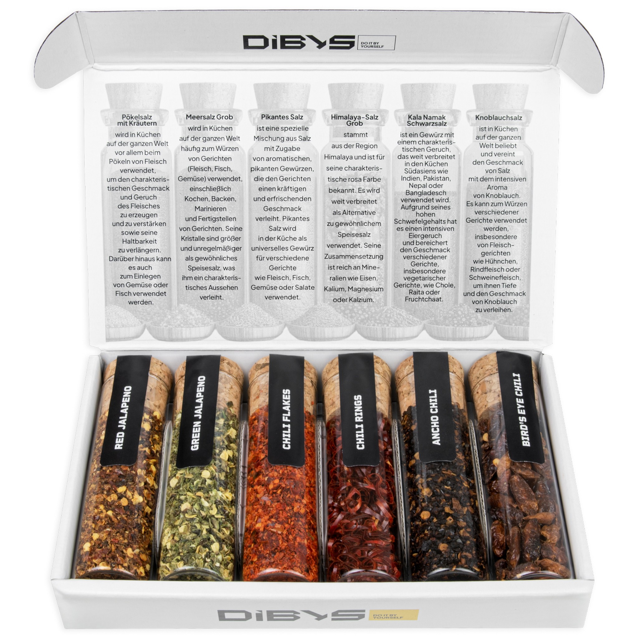 Welcome to Hell Chili Gift Set opened with descriptions