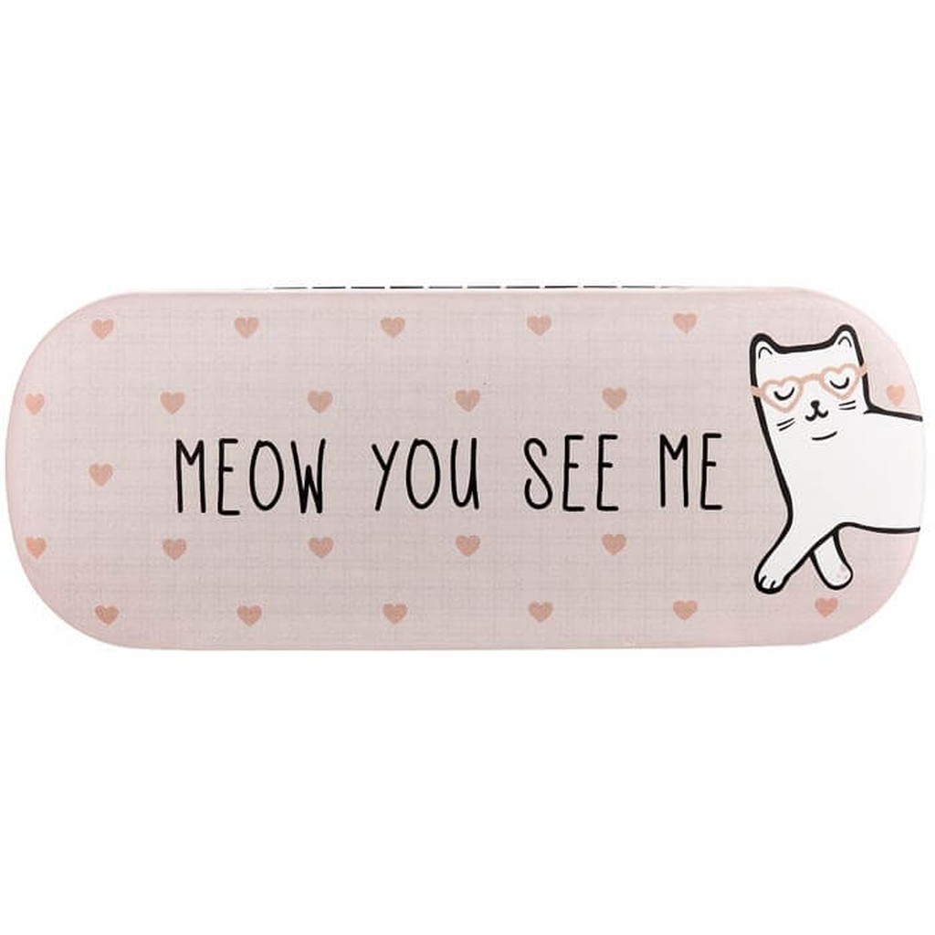 Cutie Cat Meow You See Me Glasses Case
