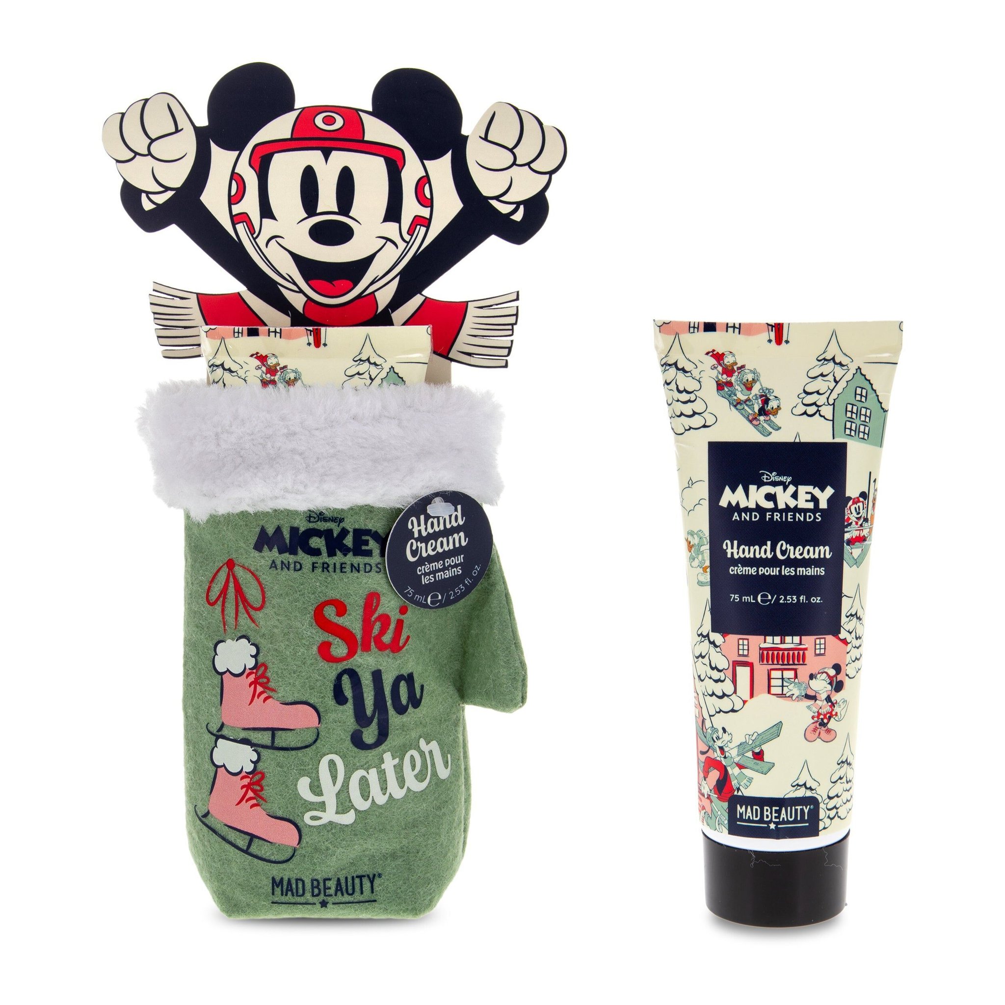 Mickey & Friends Handcreme im Filz-Fäustling – Fäustling mit Tube