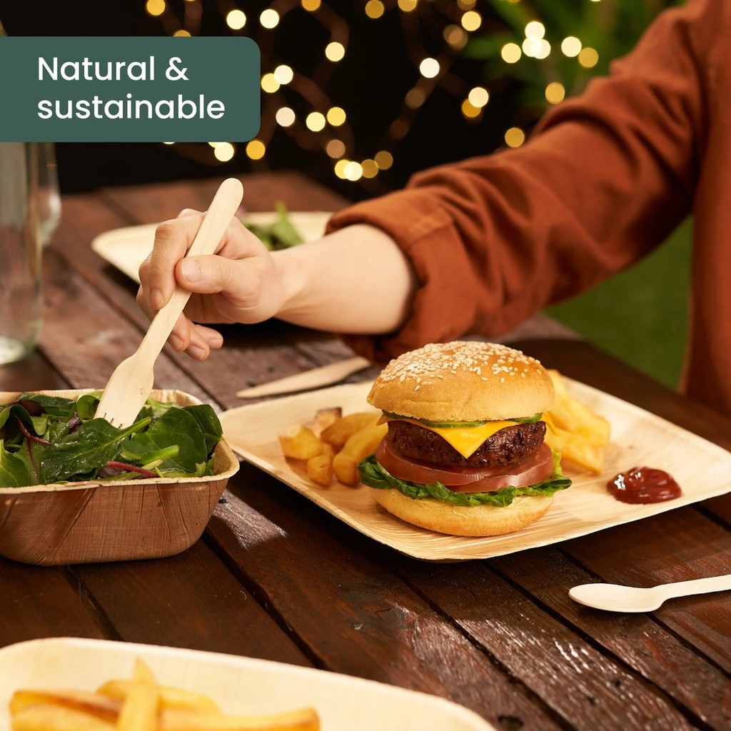 100-teiliges Partypack aus Palmenblättern