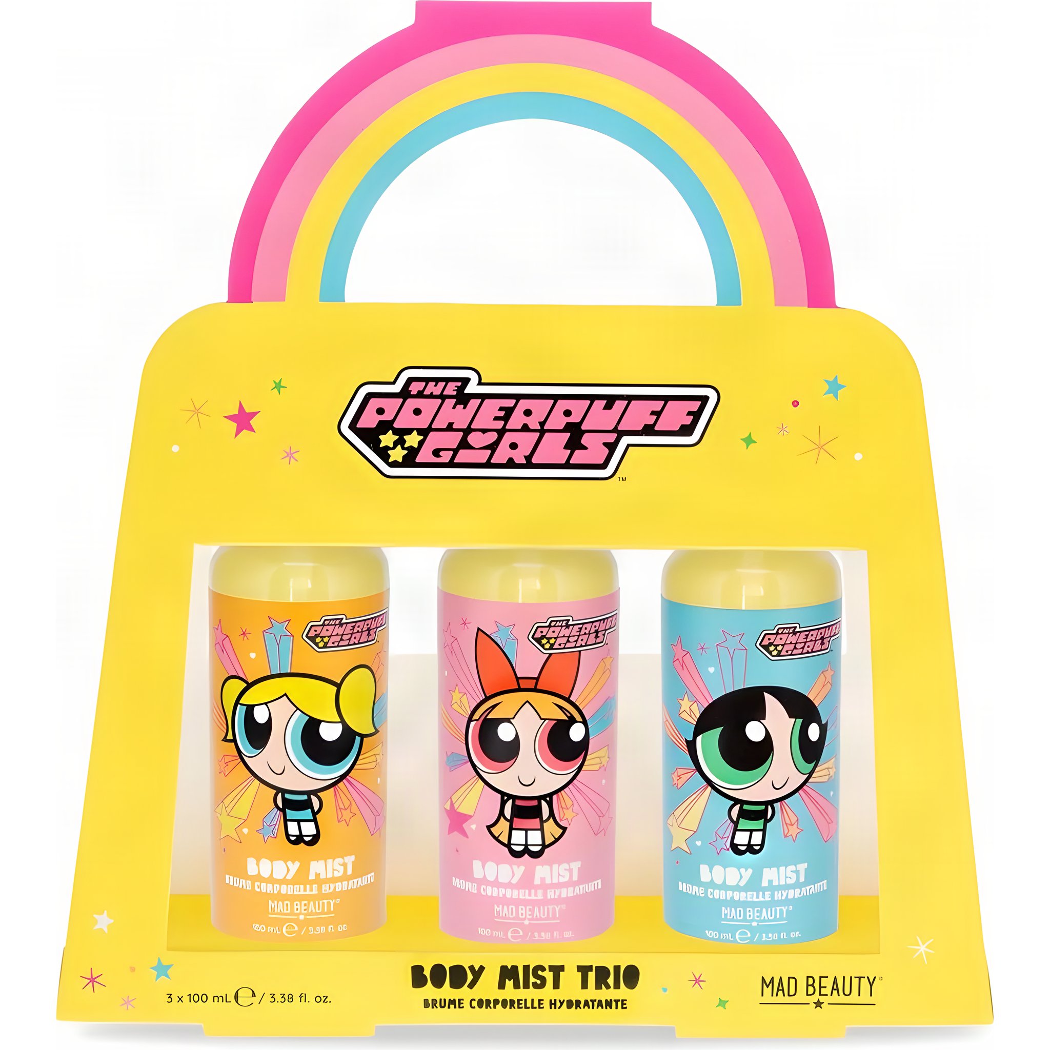 Mad Beauty Powerpuff Girls Super Cute Body Mist Trio