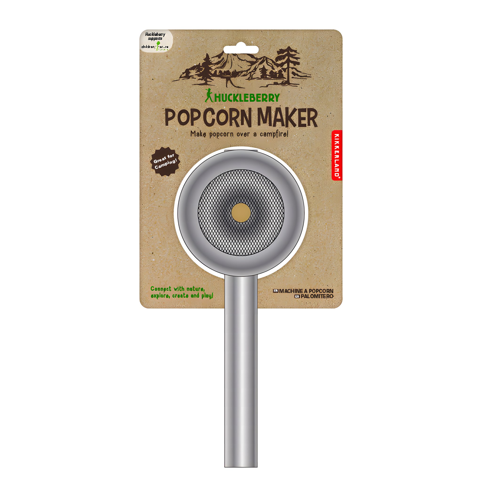 Huckleberry Popcorn-Pfanne – Kikkerland Verpackung