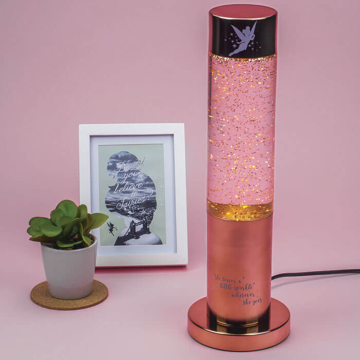 Disney Tinkerbell Glitter Lamp