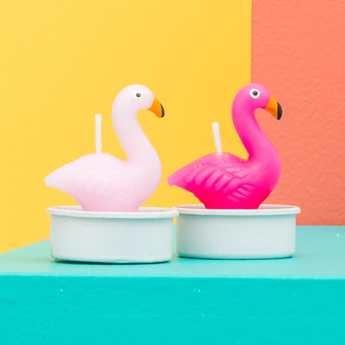 Flamingo Tea Lights